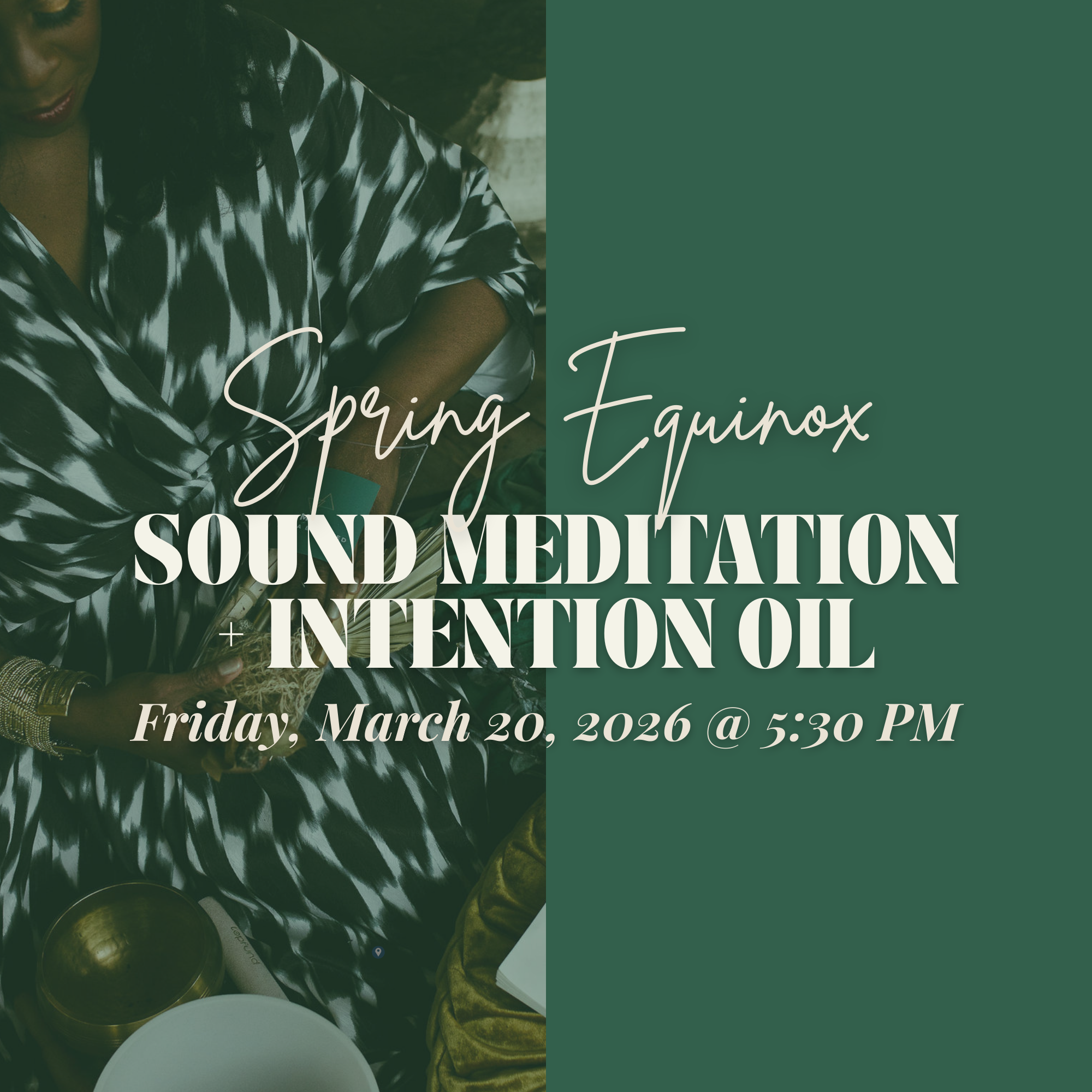 Spring Equinox Sound Meditation + Intention Oil 