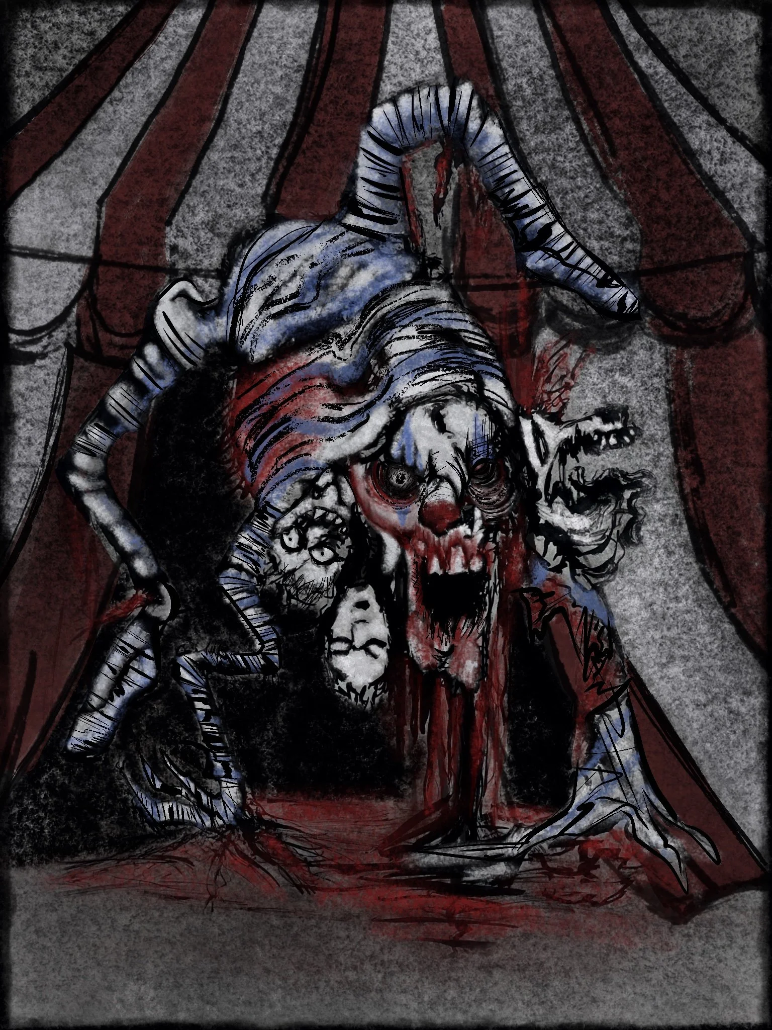 Circus Clown Illustration