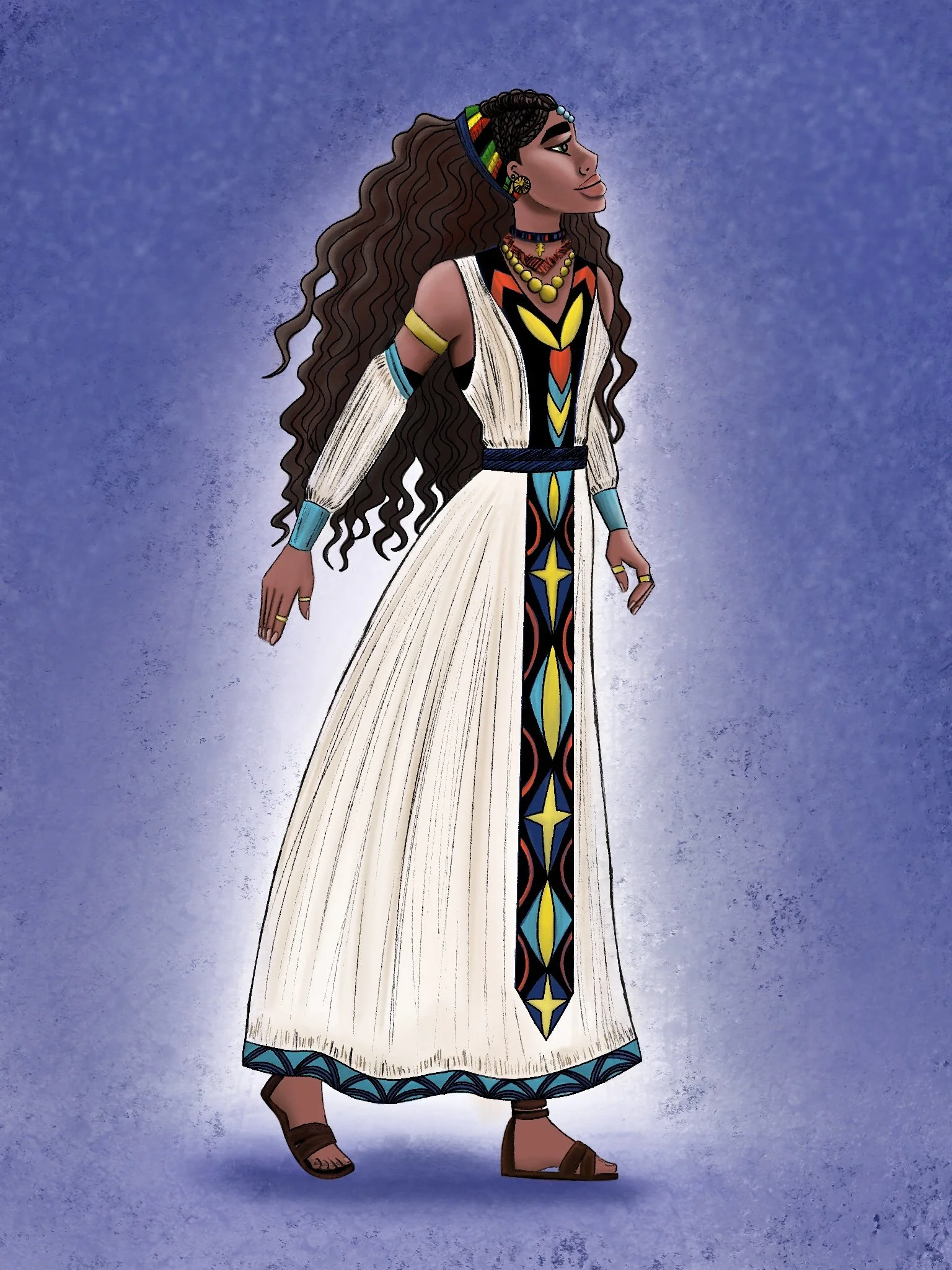 Medusa story project/Character Illustration/Andromeda 