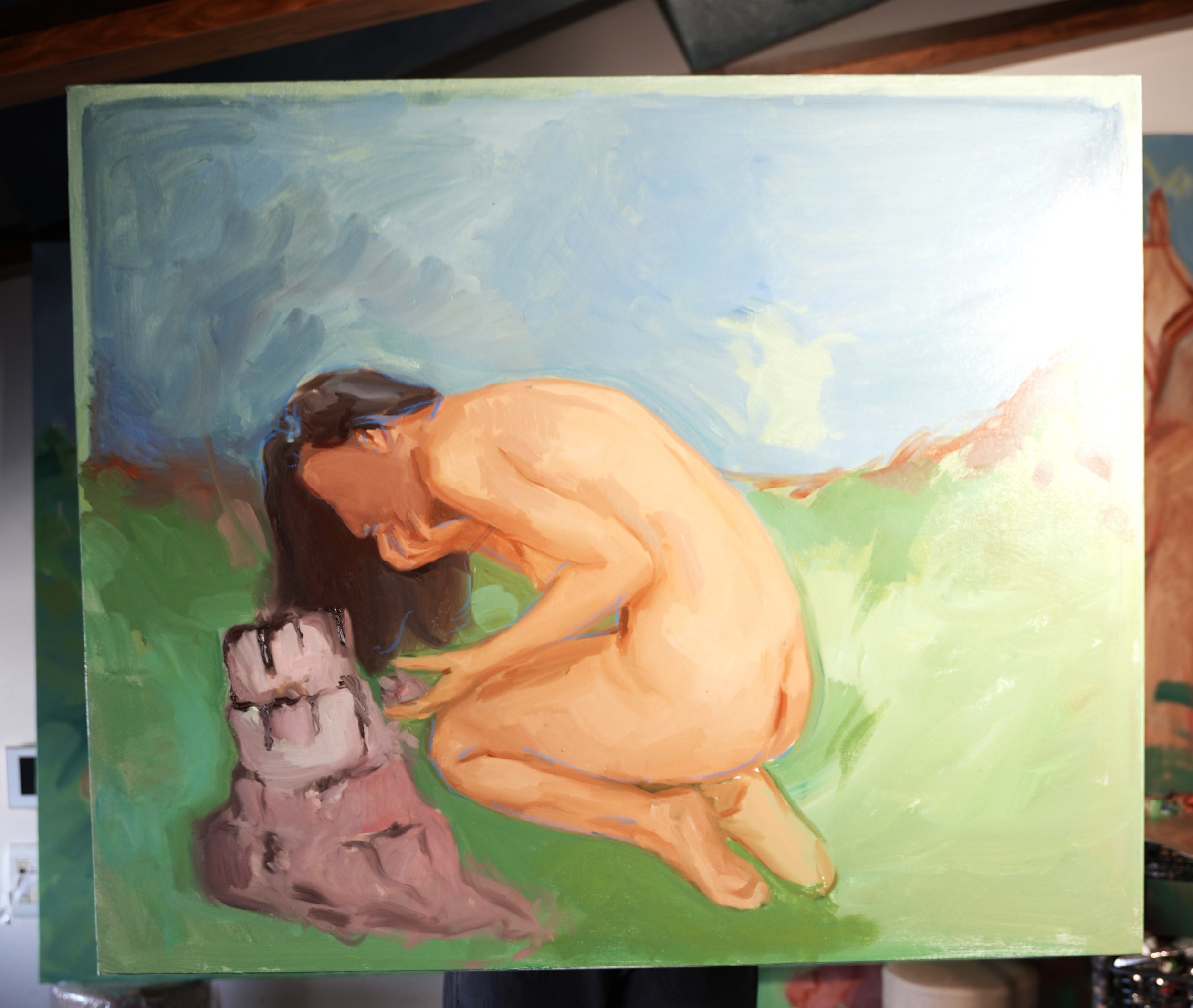 Some Unholy War
2025
oil on canvas
120 x 100 cm
