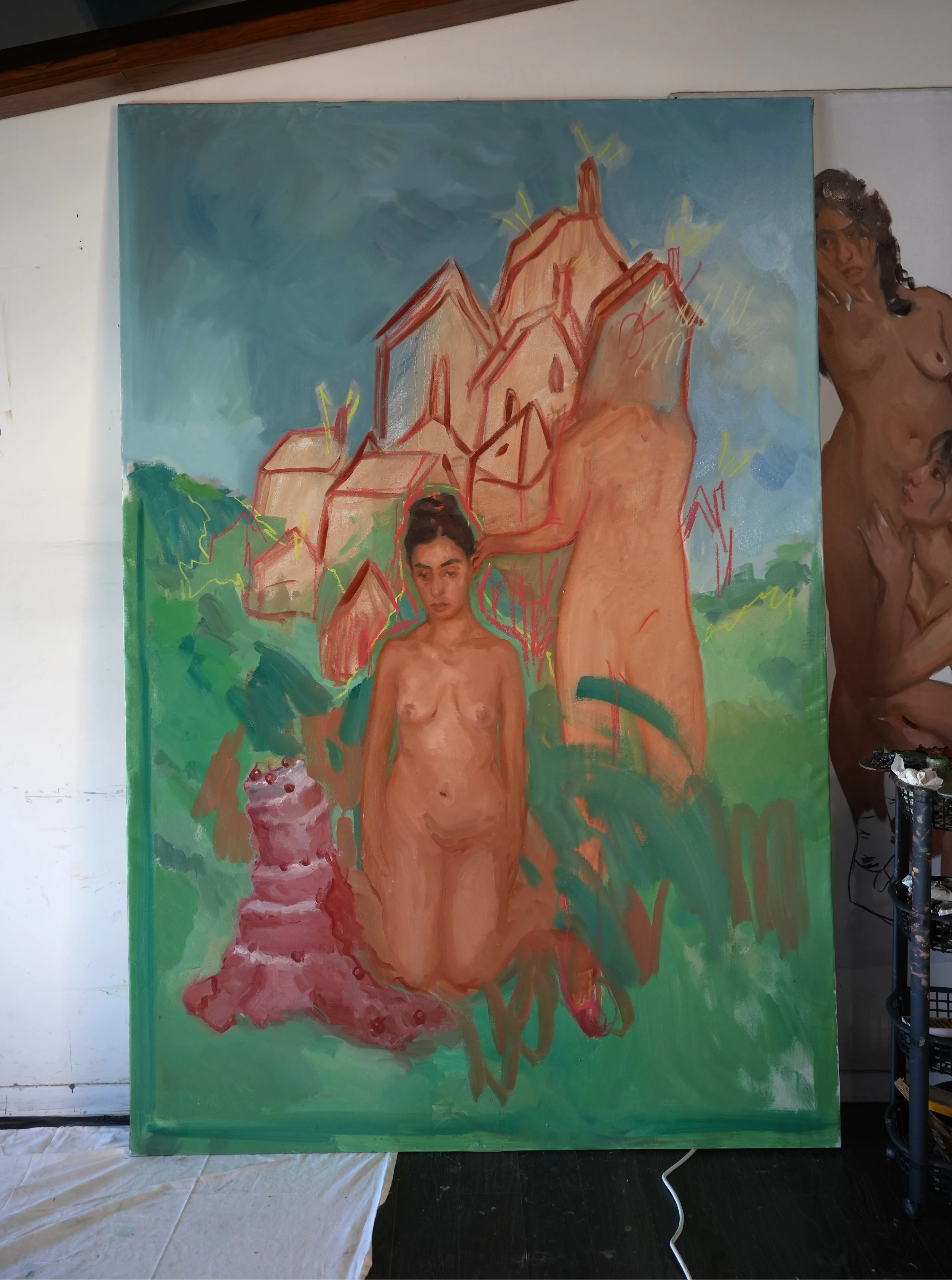 Fall of an Empire
2025
oil on canvas
220 x 140 cm
