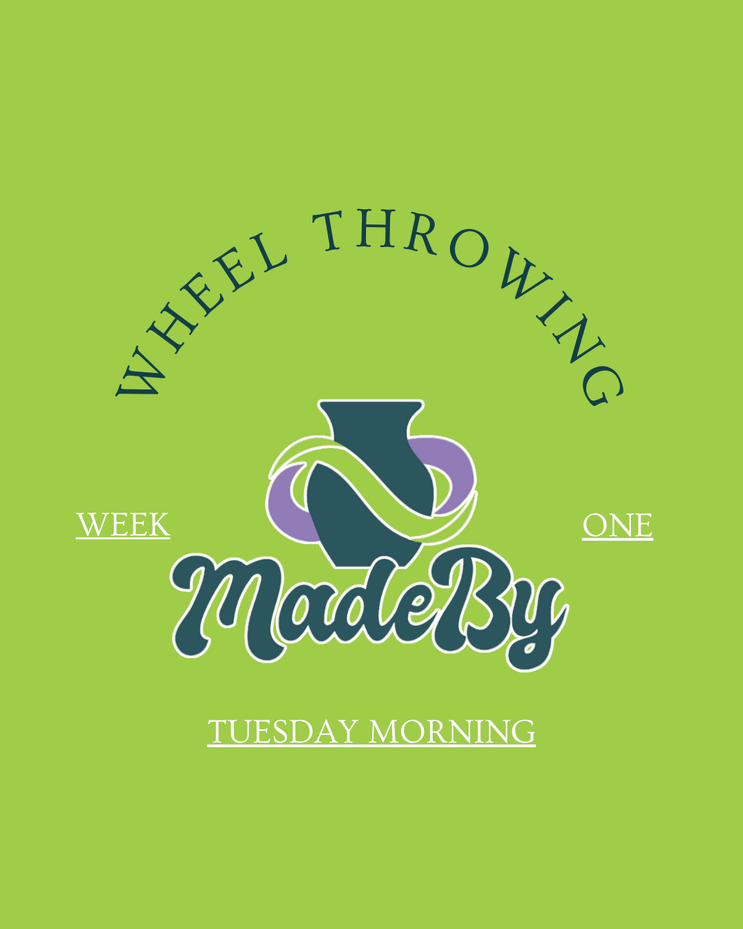 Tuesday Morning Adult Pottery Course