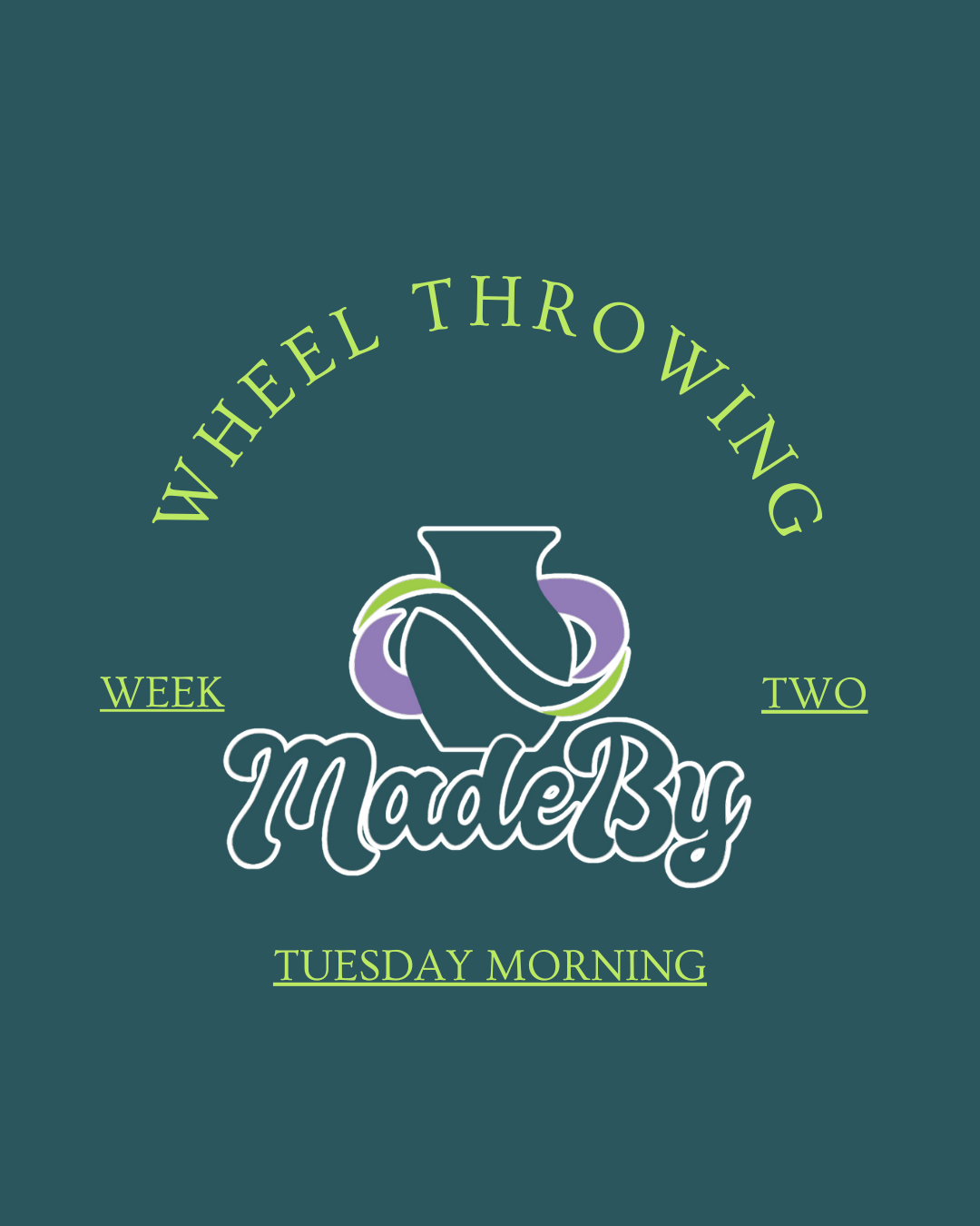 Tuesday Morning Adult Pottery Course