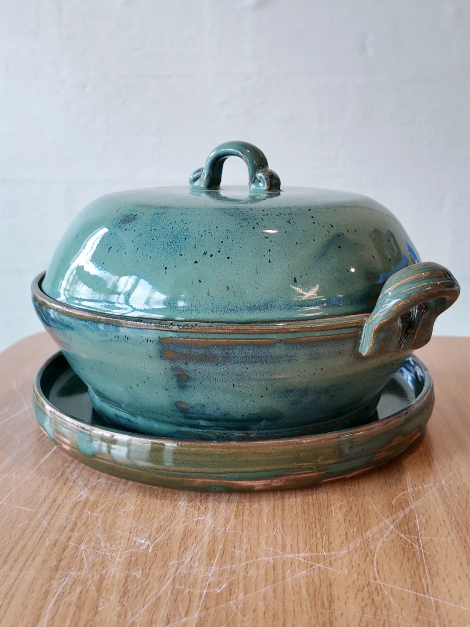 Lagoon Green Casserole & Serving Dish Set