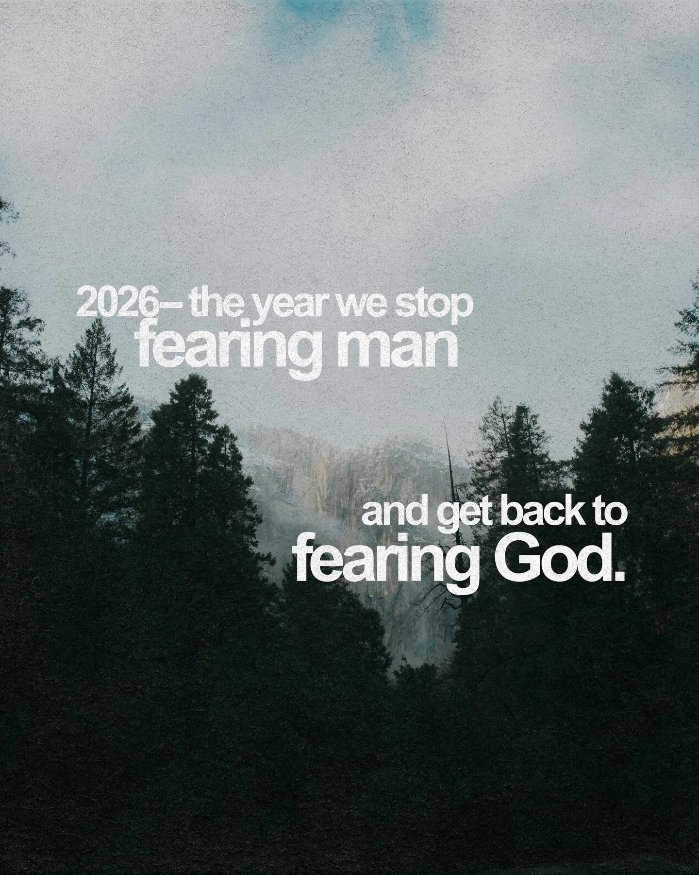 let it all be for His glory