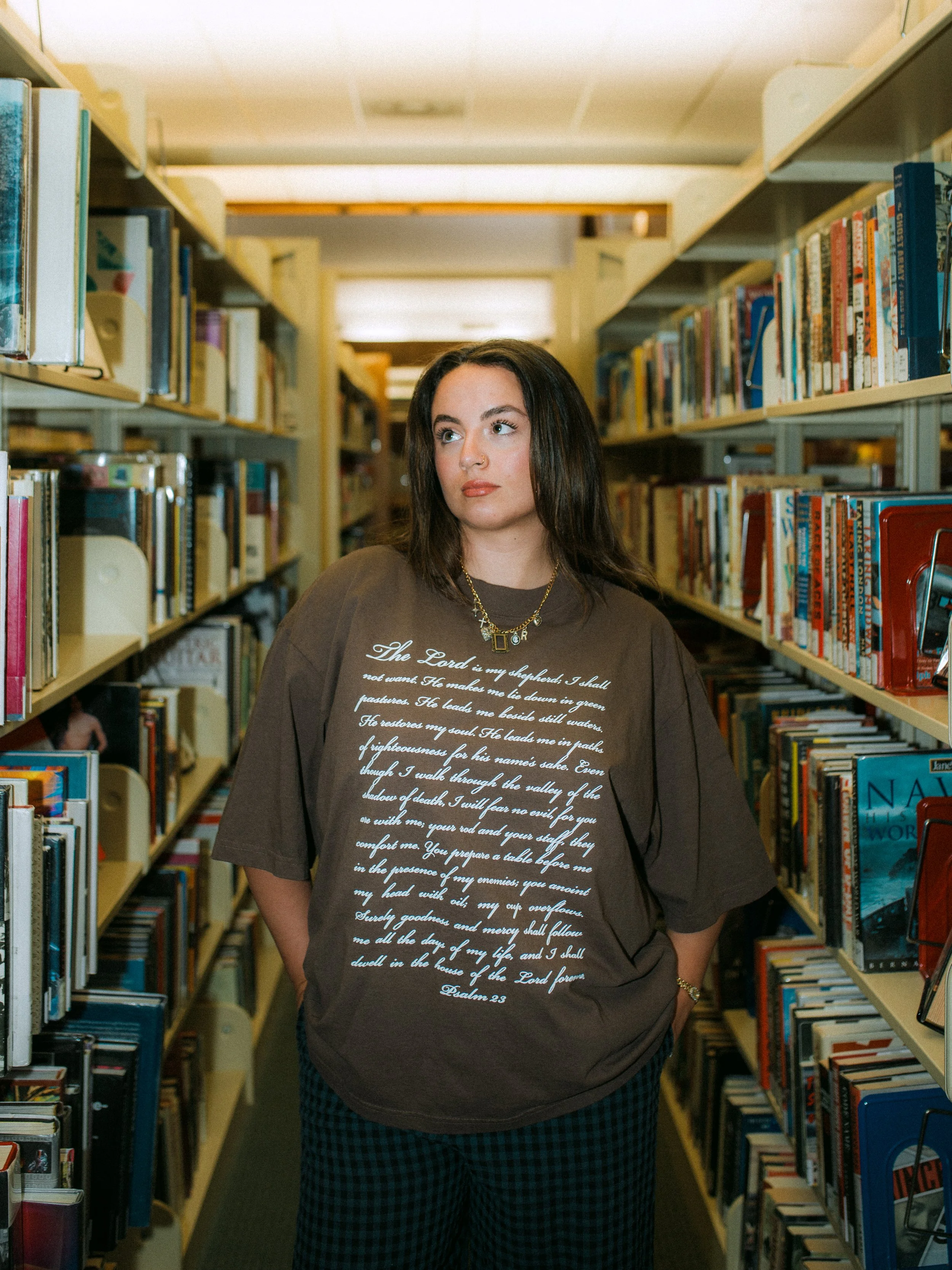 'Psalm 23' Tee - Mocha