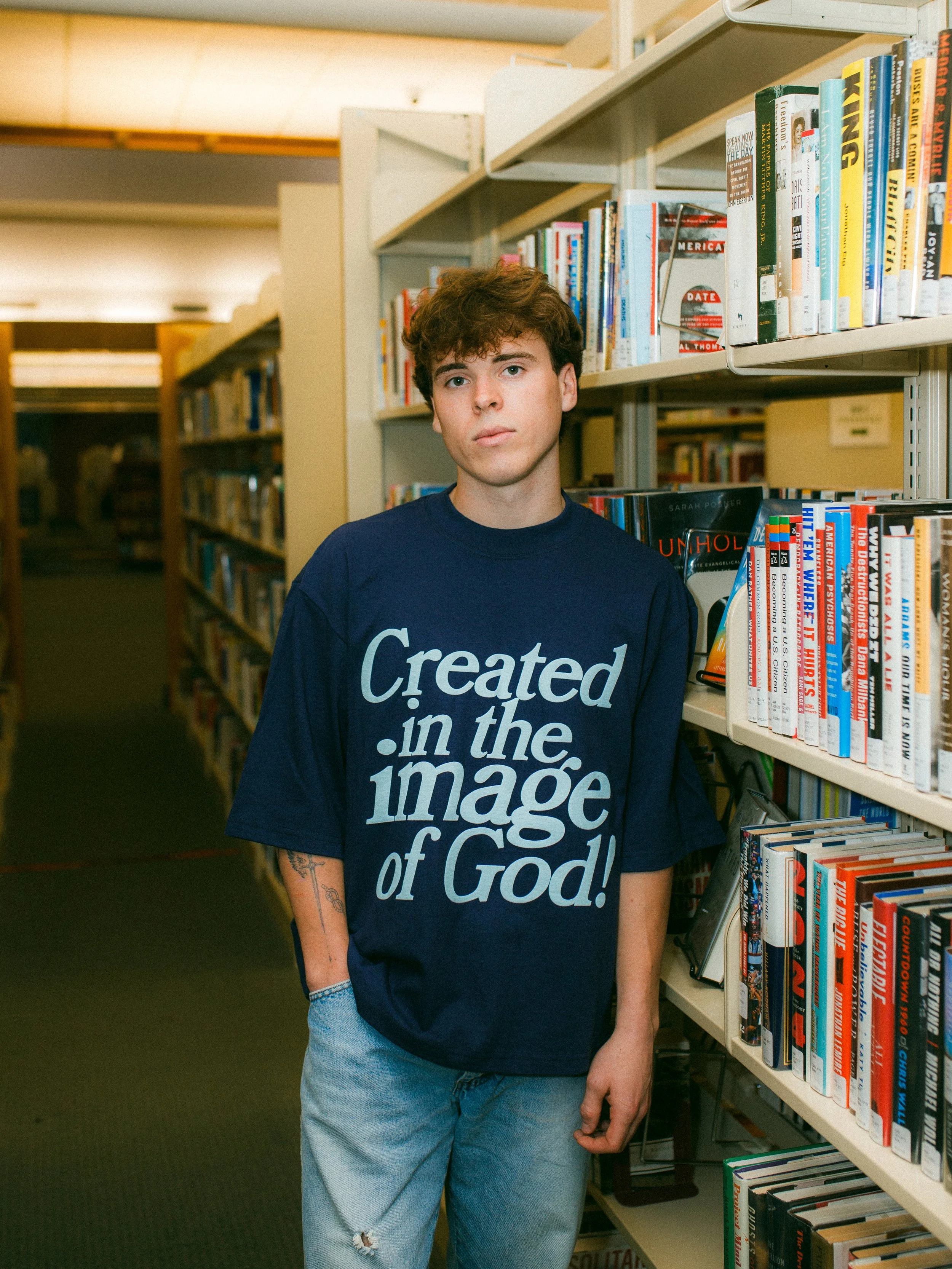 'Image of God' Tee - Navy