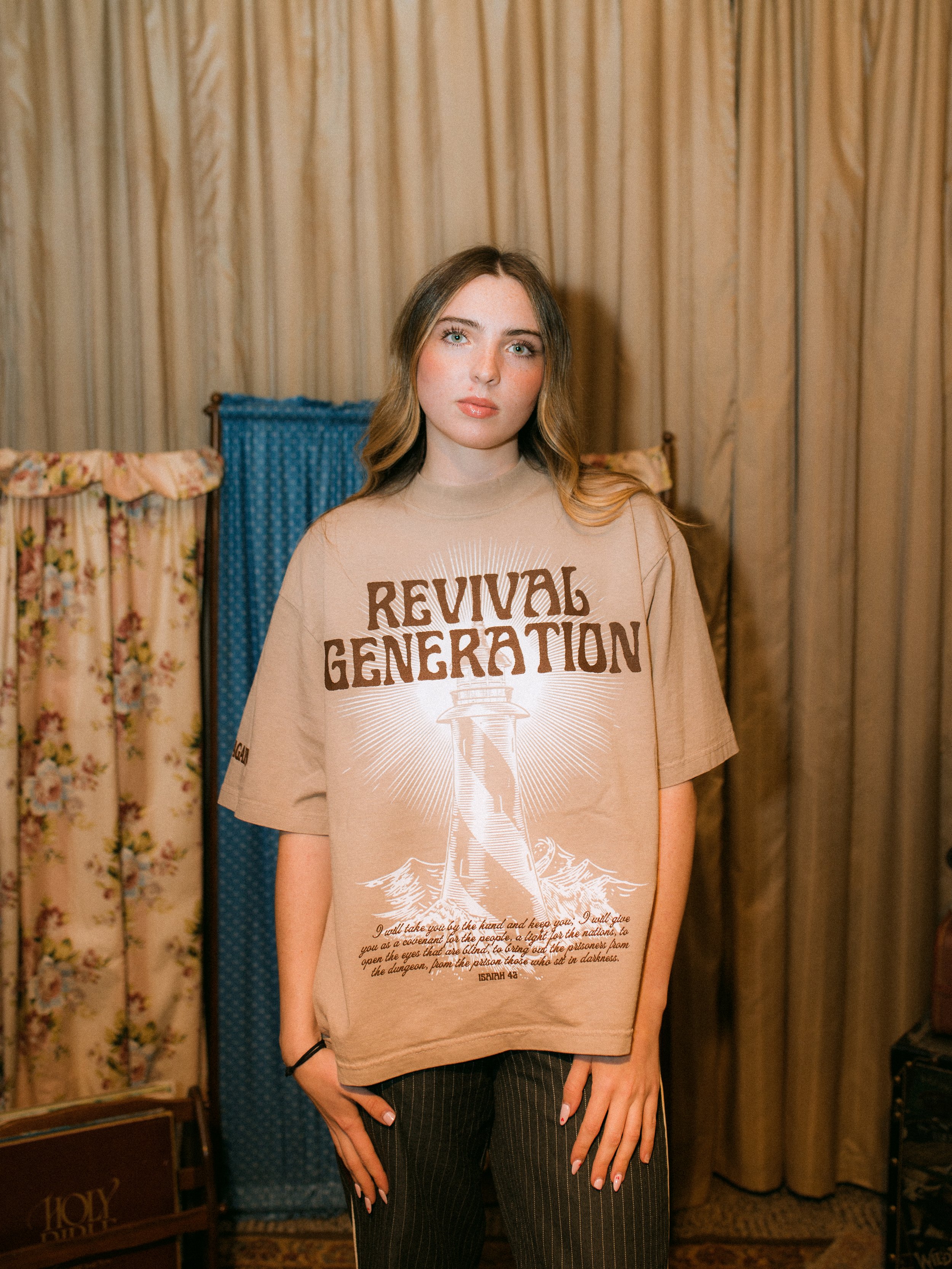 'Revival Gen' Tee - Tan