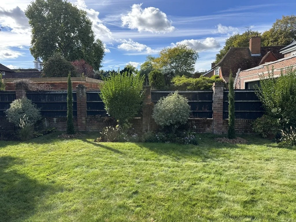Finshed planted in new location in marlow