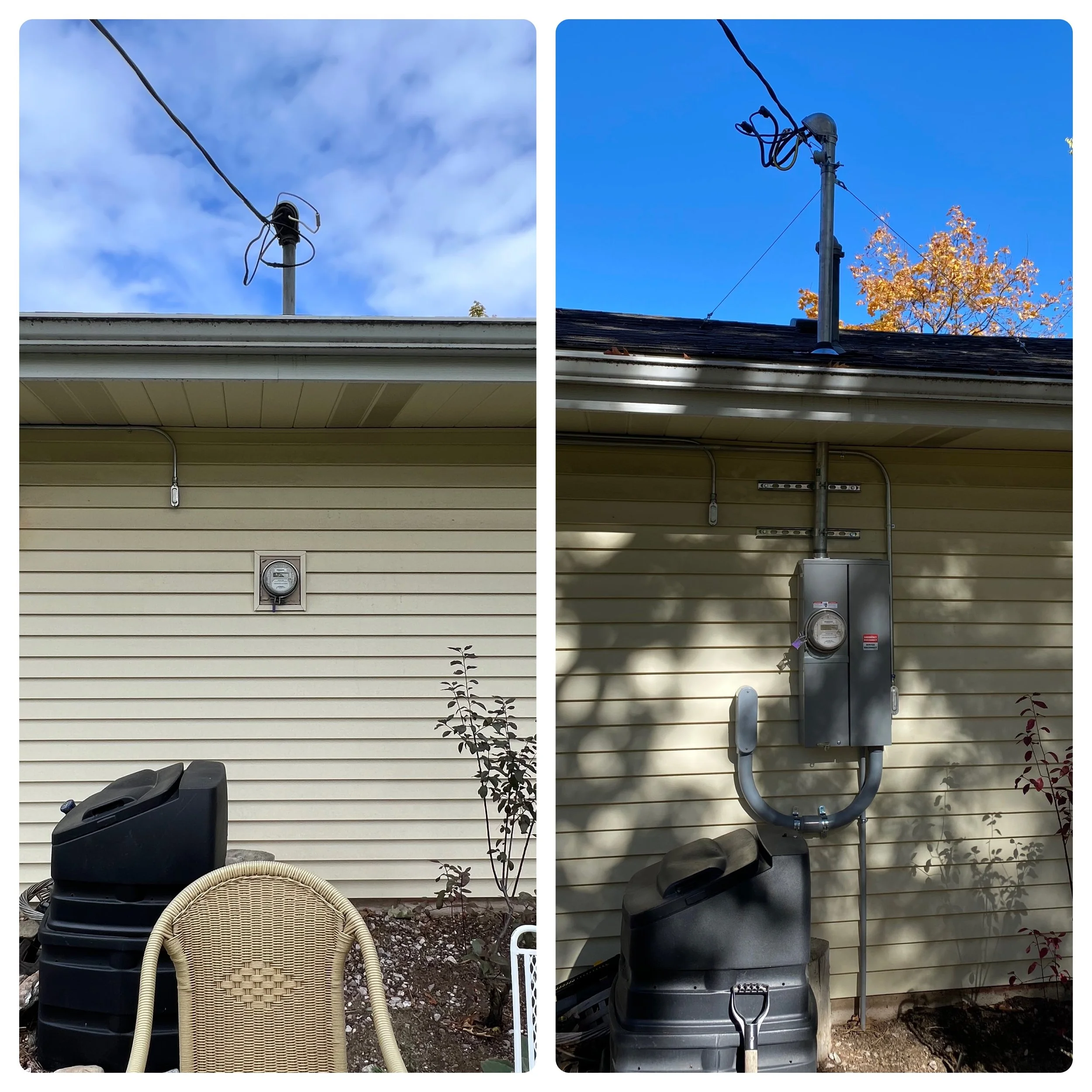 Service upgrade before and after