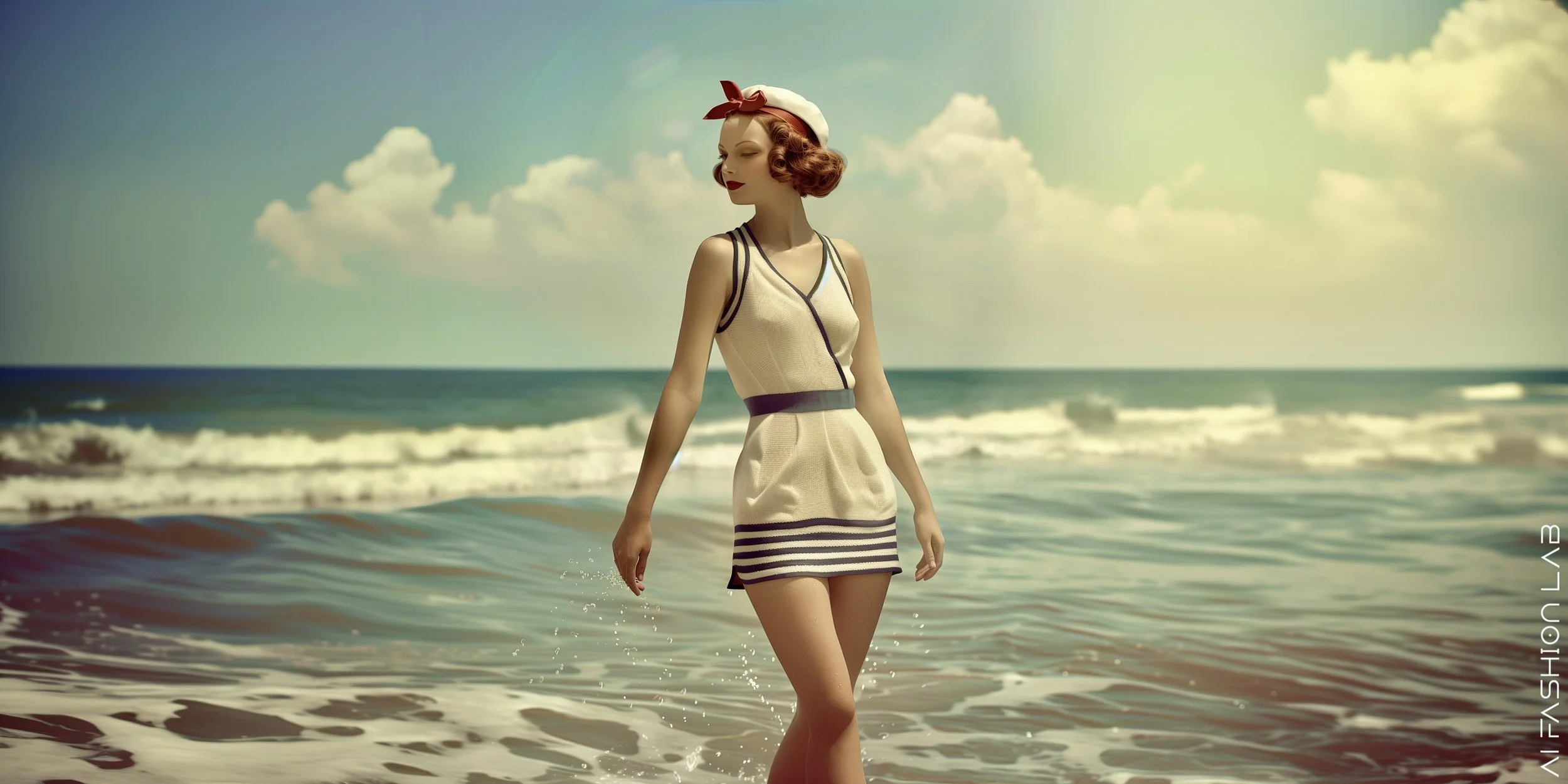From Wool to Knit: The 1930s Transformation of Women's Swimwear