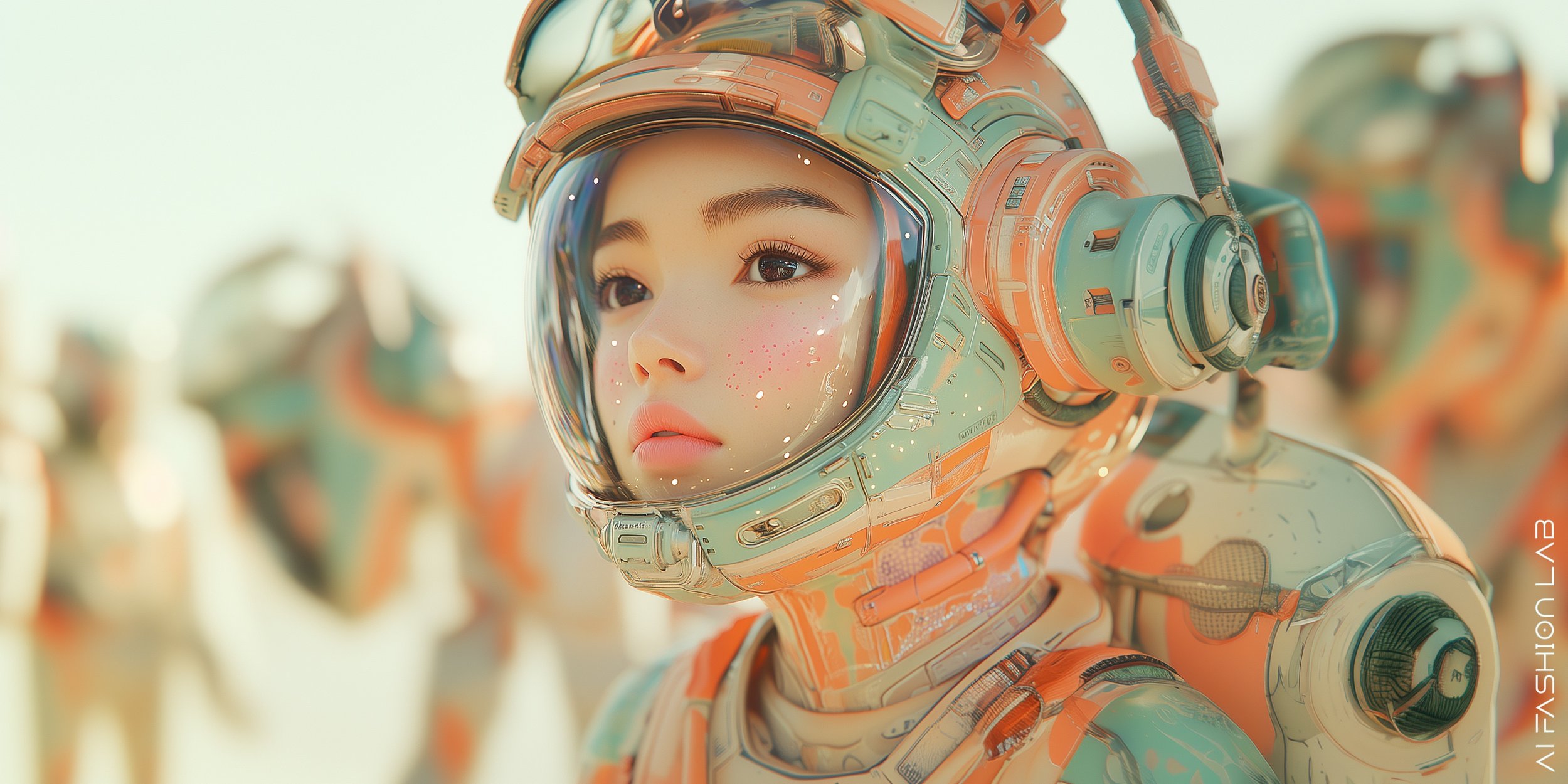 Space Geisha: A Fusion of Tradition and Futurism through AI Promptography
