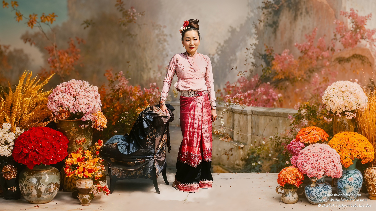 Sao Nang Tip Htila: Reimagining Her Beauty and Legacy Through AI Art