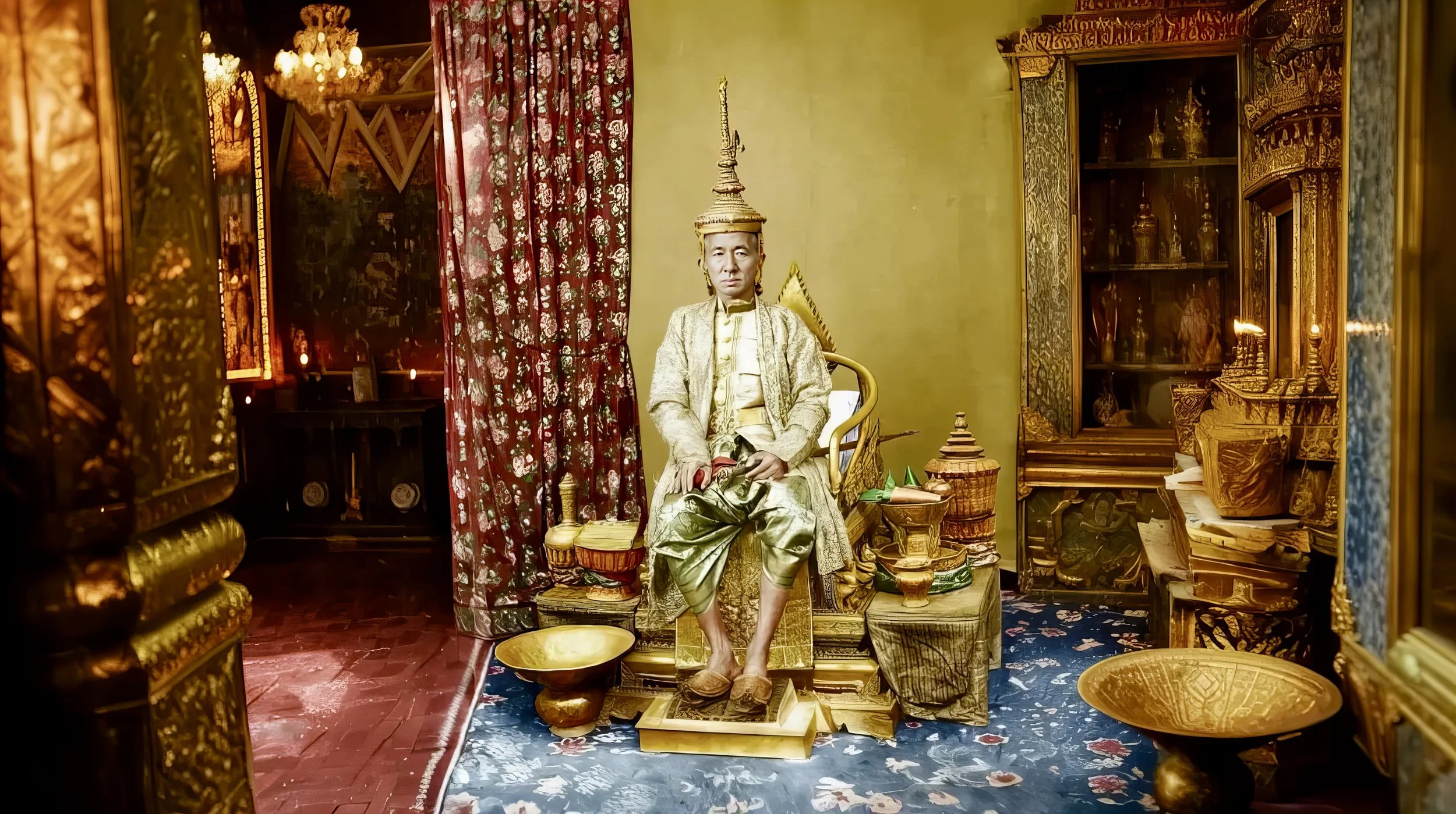 King Mongkut (Rama IV)Photographed by John Thomson in 1865