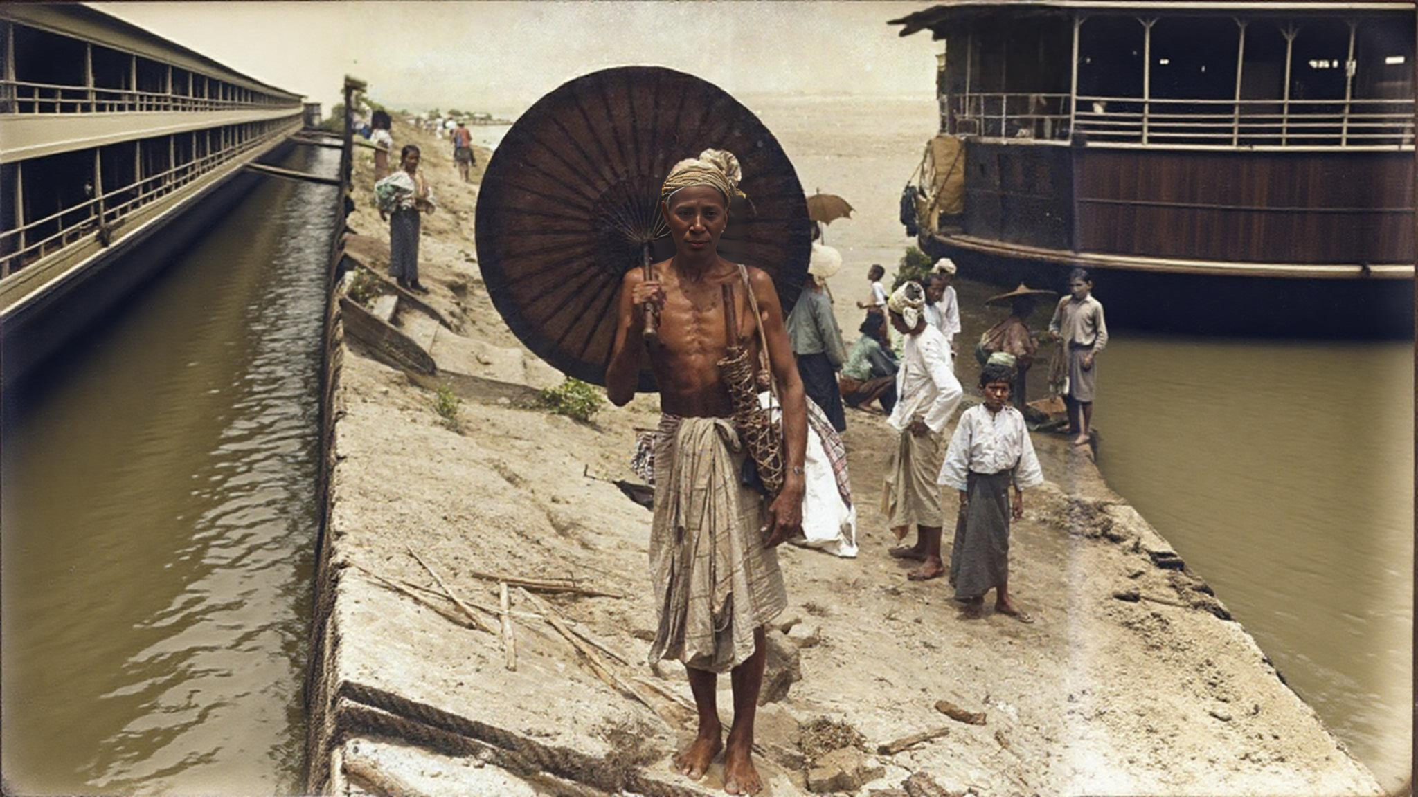 Life and Commerce in Colonial Burma, 1908: A Colourised Perspective