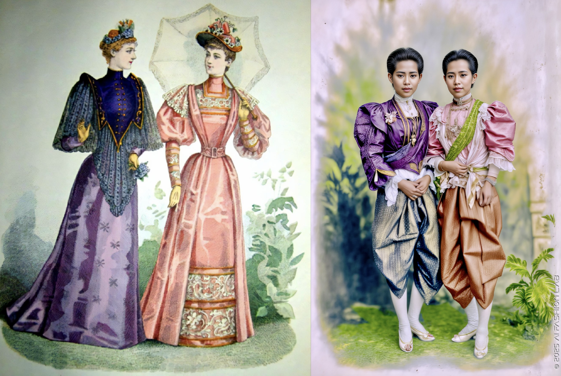 Victorian Leg of Mutton Sleeves and Their Influence on the Thai Royal Court in the 1890s     