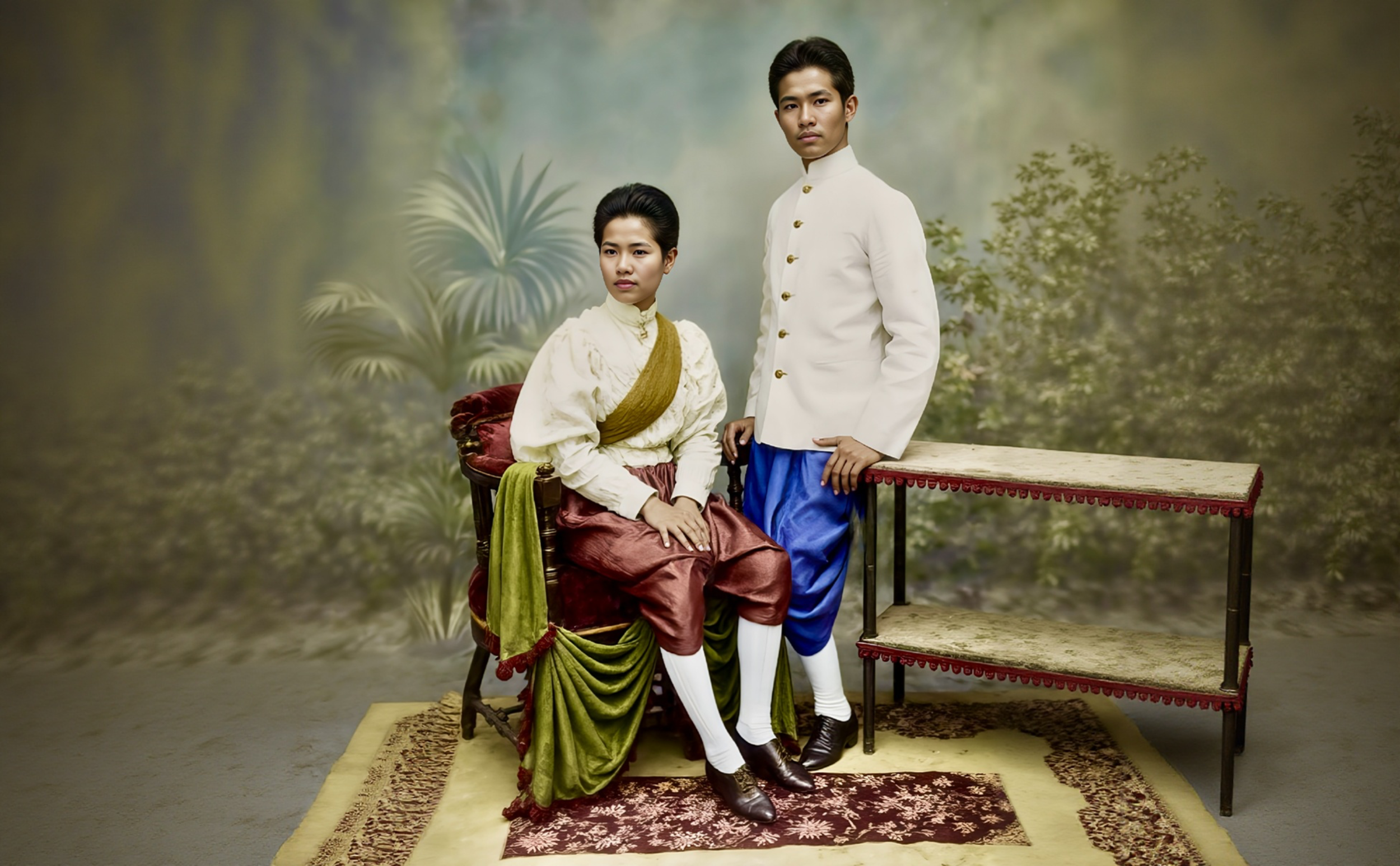 Thai Fashion During the Later Reign of King Chulalongkorn (Rama V), circa 1900