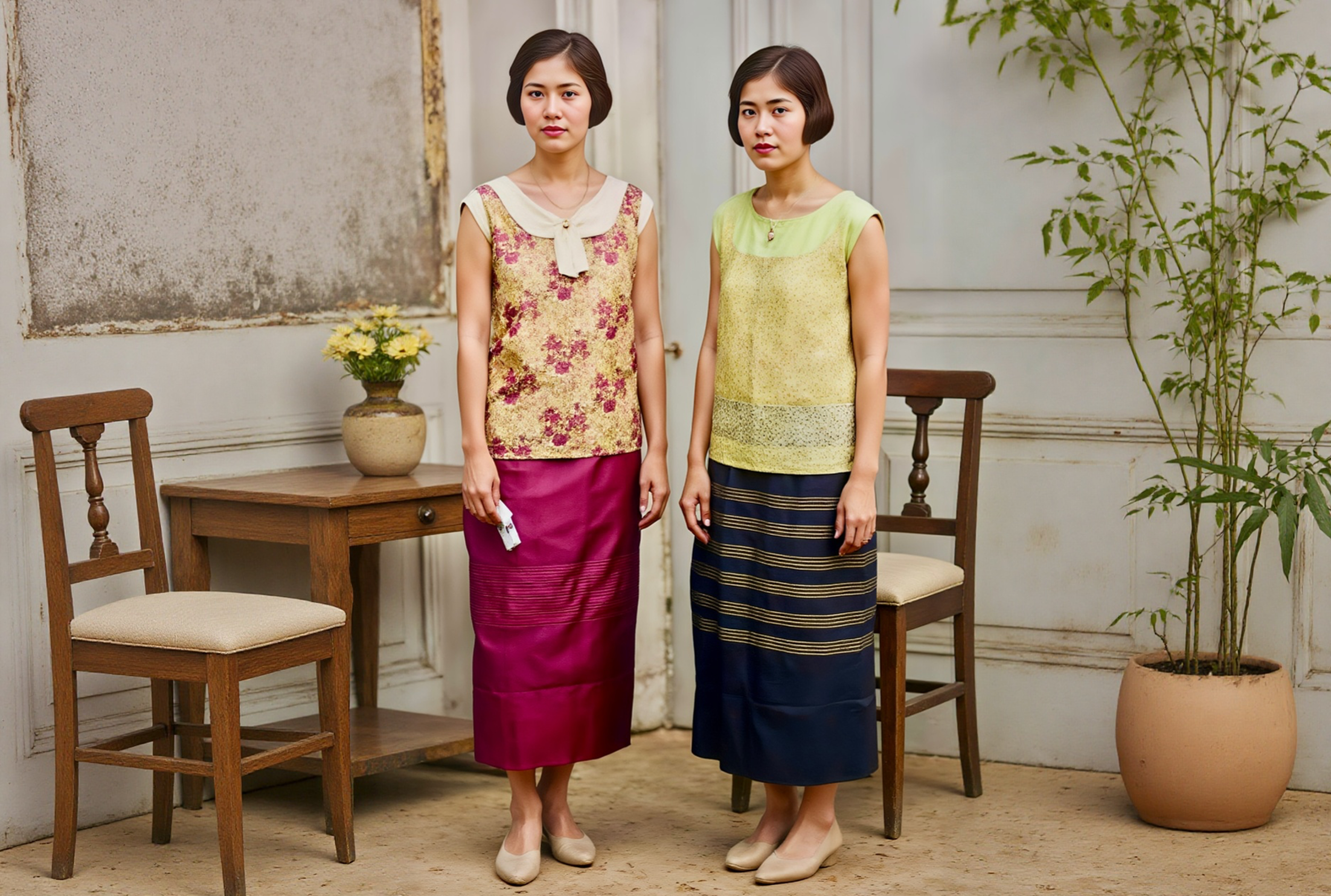 The Enduring Flapper Silhouette in Early 1930s Siam: A Reflection of Change