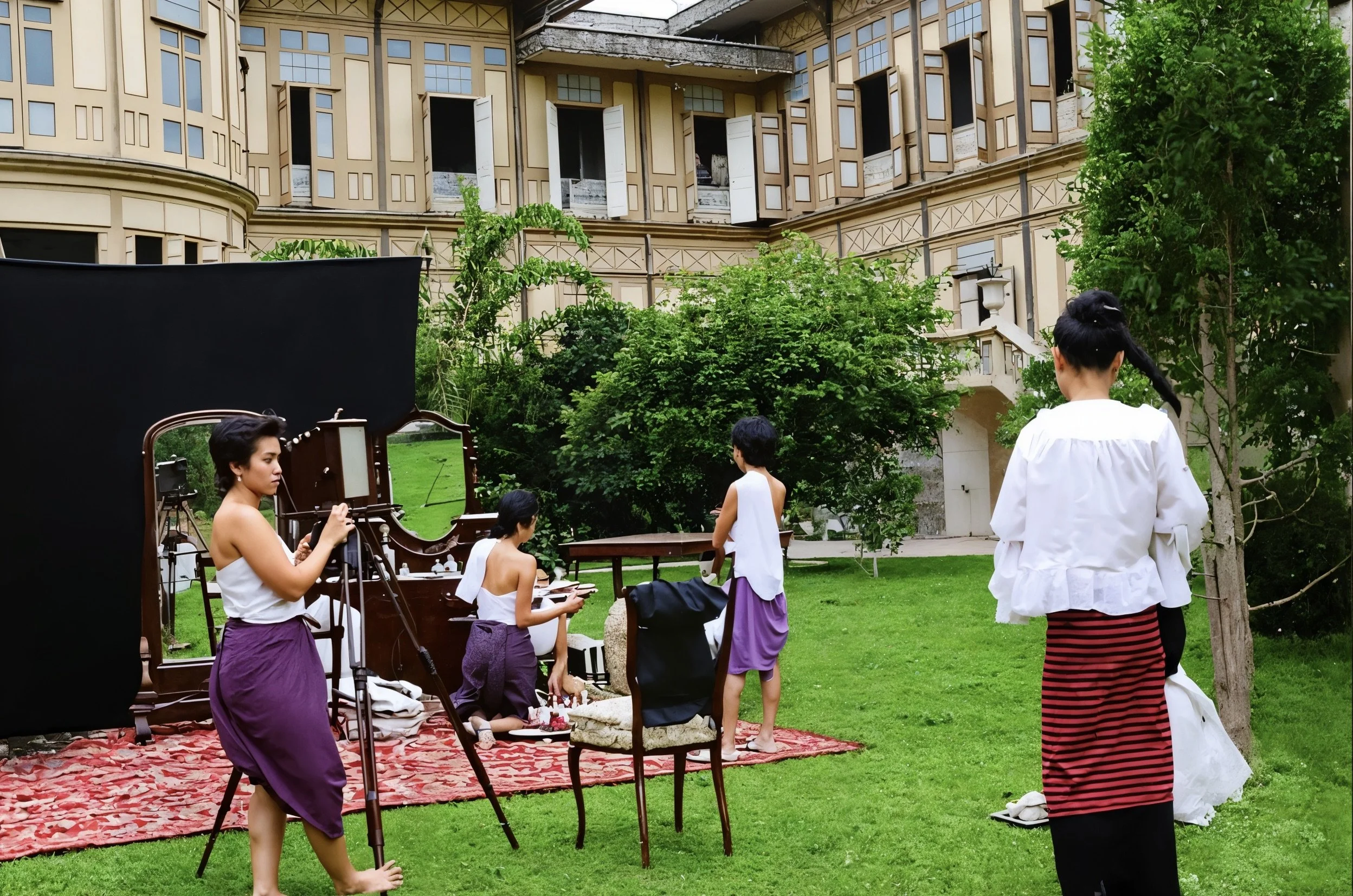 งานบูรณะพระรูปของพระราชชายา เจ้าดารารัศมี ณ พระที่นั่งวิมานเมฆ (พ.ศ. 2448)