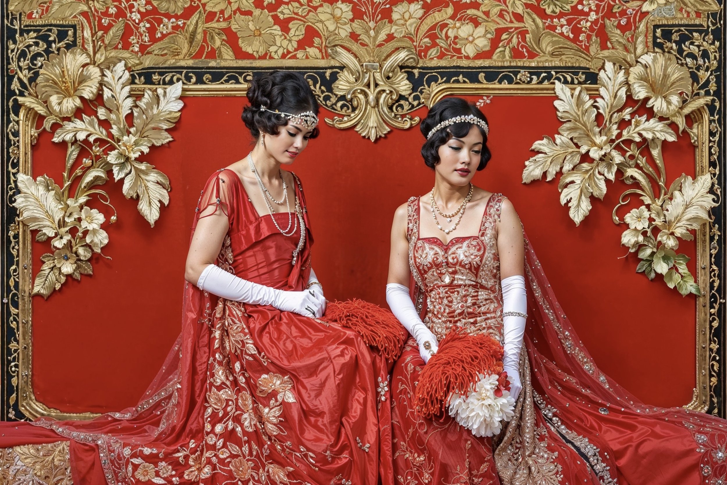 แฟชั่นราชสำนักสยามสไตล์อาร์ตเดโค สมัยรัชกาลที่ ๖: แรงบันดาลใจจากงานลงยาราชาวดี (ตอนที่ 3)