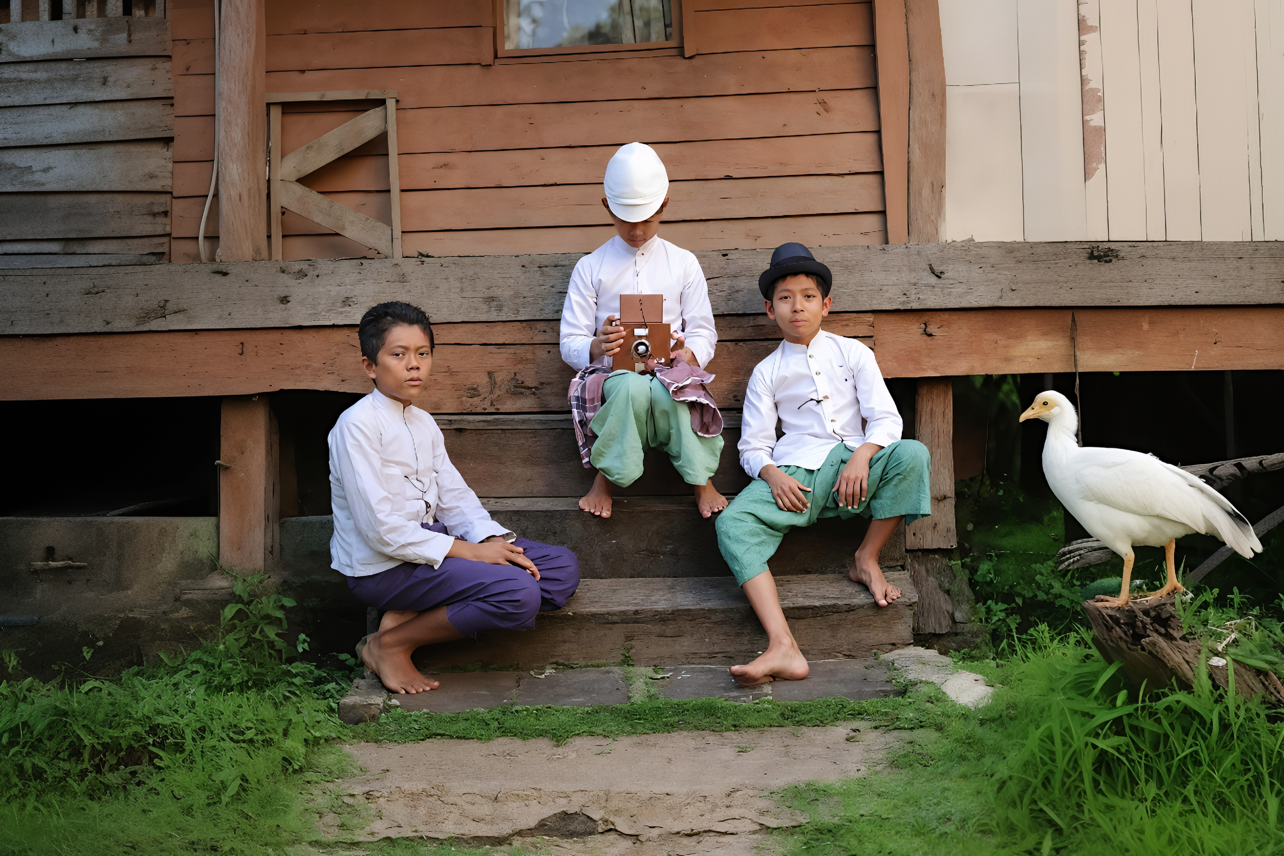 พระฉายาลักษณ์ สมเด็จพระบรมโอรสาธิราช เจ้าฟ้ามหาวชิรุณหิศ กับ กล้อง