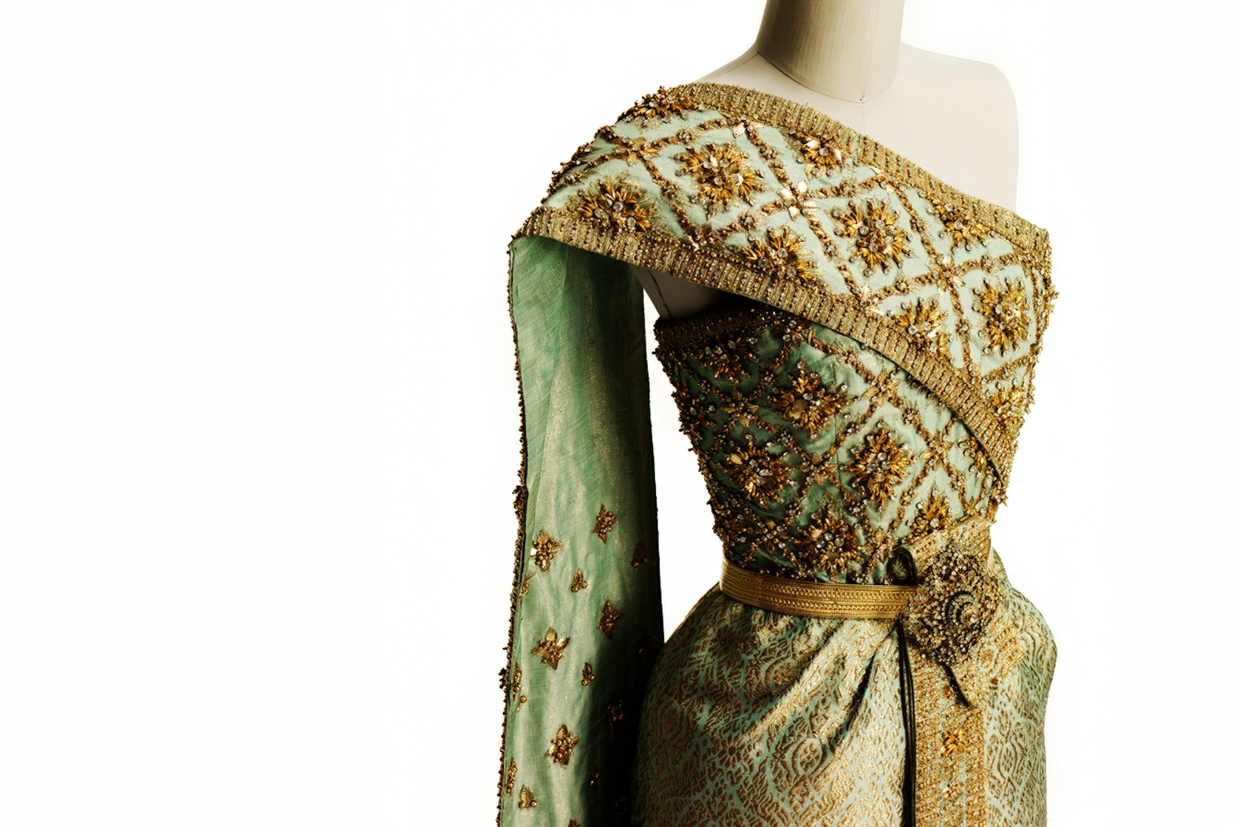 ชุดไทยจักรี ผลงานของปิแอร์ บัลแมง และฟรองซัวส์ เลอซาจ