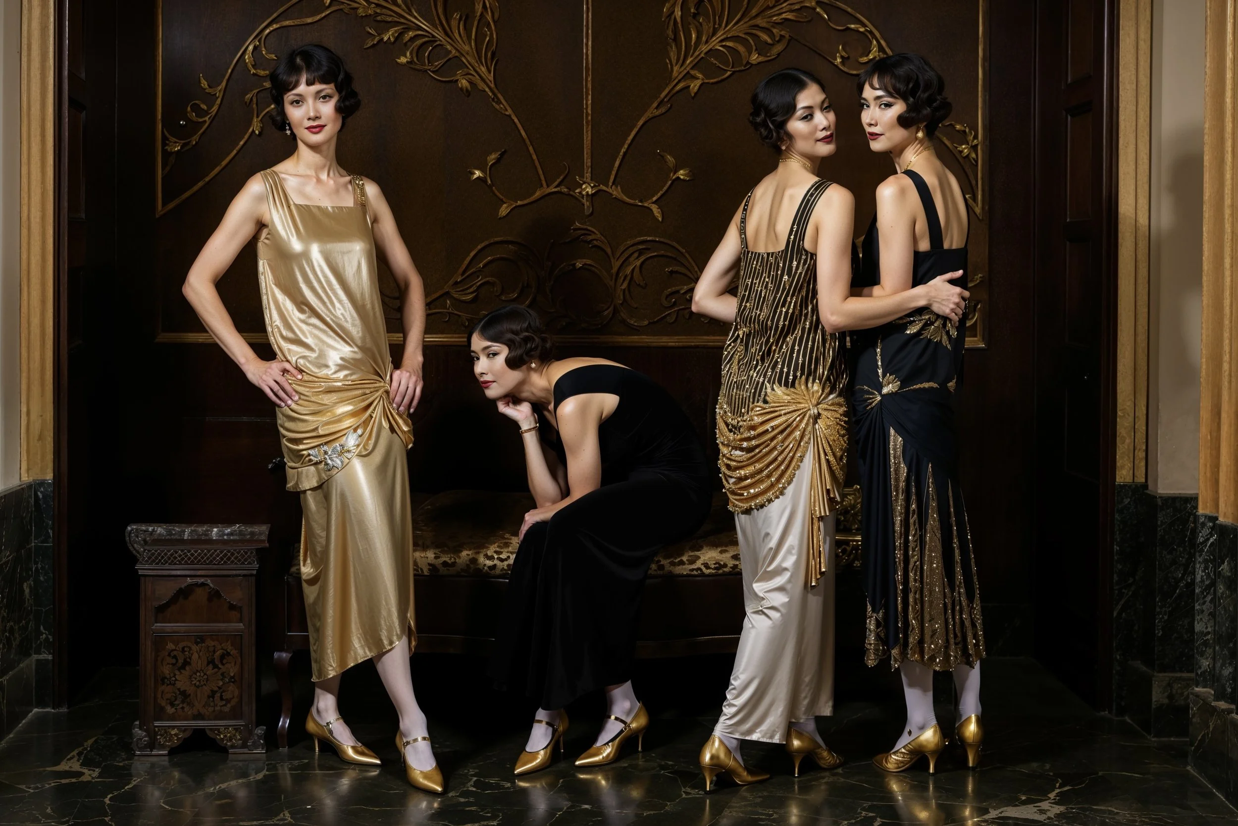 แฟชั่นชุดราตรียุคอาร์ตเดโคในสยามยุคต้นรัชกาลที่ ๗ (ครึ่งหลังของทศวรรษ 1920)