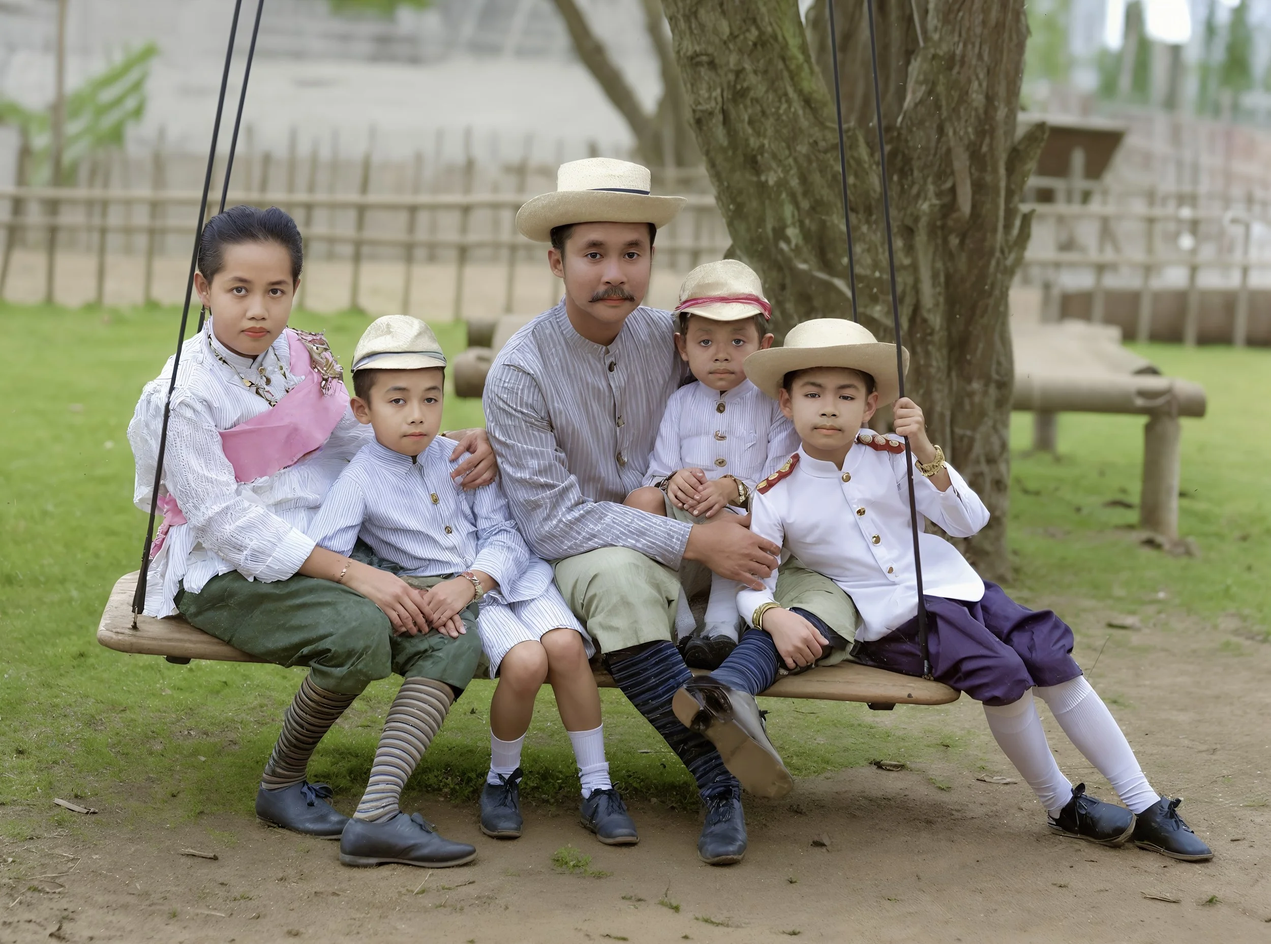 ถุงเท้าลายขวางในยุควิกตอเรียตอนกลาง: แฟชั่นจากตะวันตกสู่สยาม