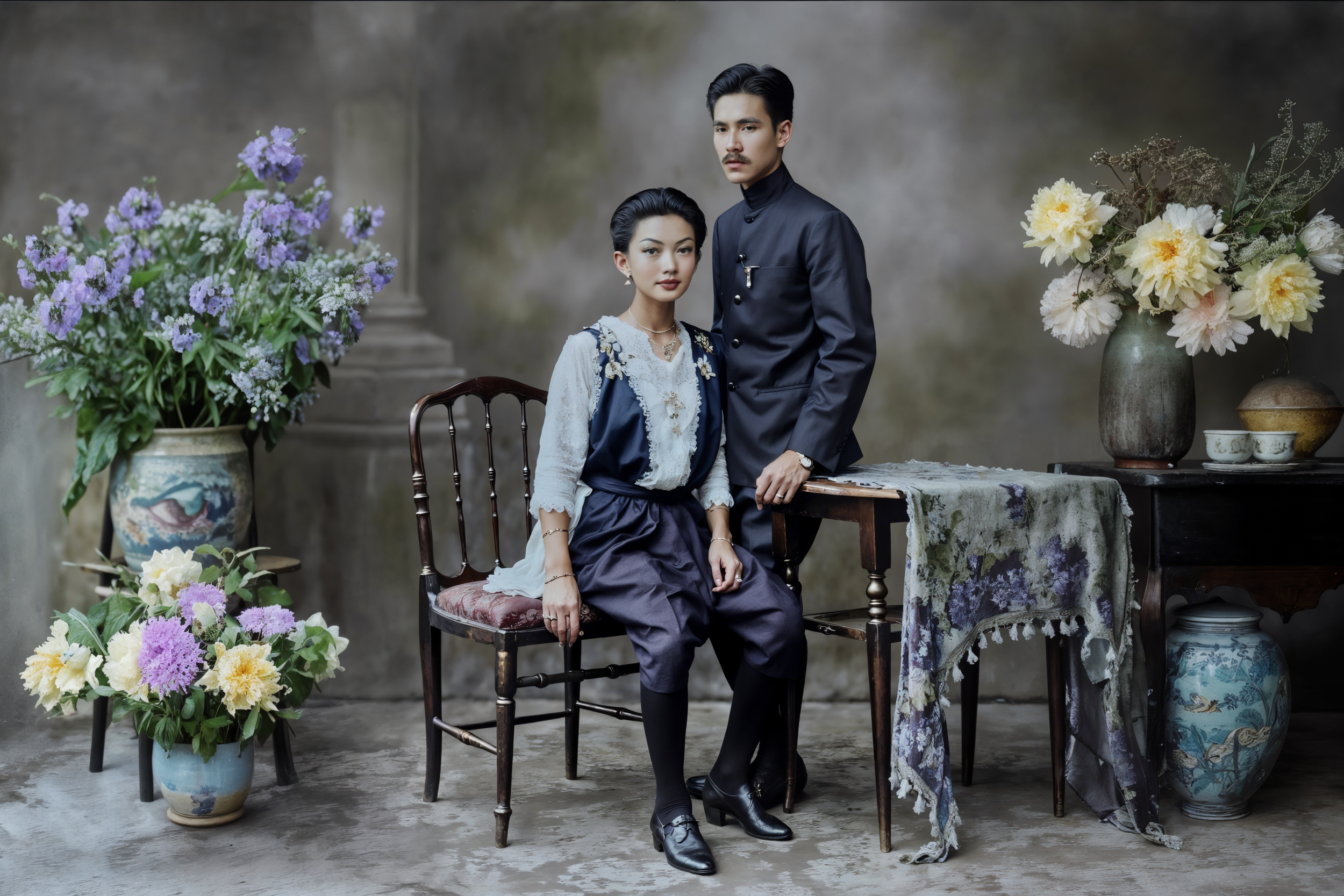 แฟชั่นไว้ทุกข์ของสตรีไทยในสมัยรัชกาลที่ ๕