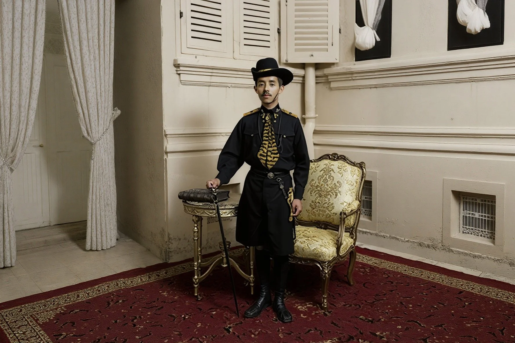 สมเด็จพระเจ้าบรมวงศ์เธอ เจ้าฟ้าจักรพงษ์ภูวนาถ กรมหลวงพิษณุโลกประชานาถ ทรงฉลองพระองค์เสือป่า