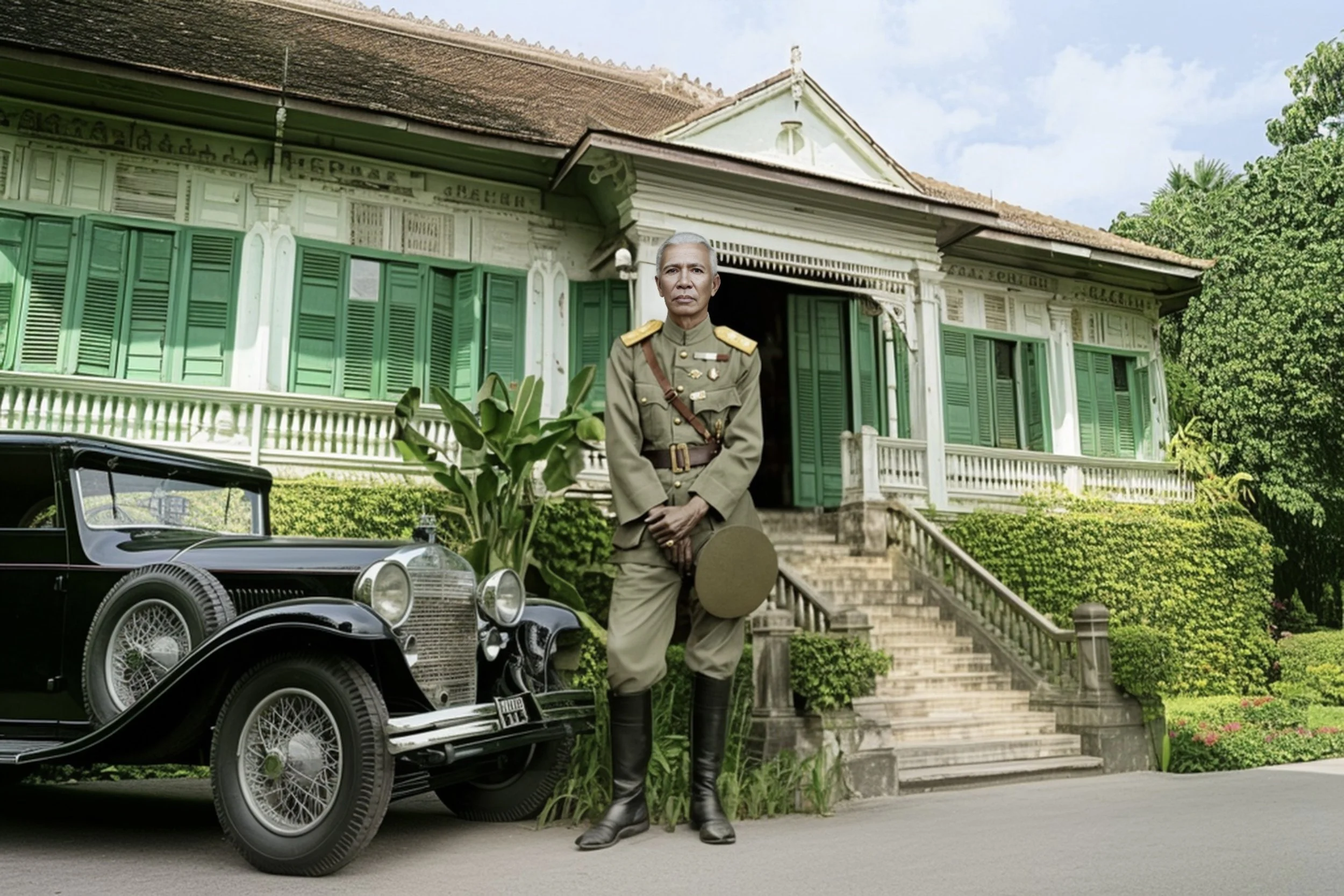 เจ้าบุญวาทย์วงษ์มานิต ในชุดพลตรี ราชองครักษ์พิเศษ ในรัชกาลที่ 6