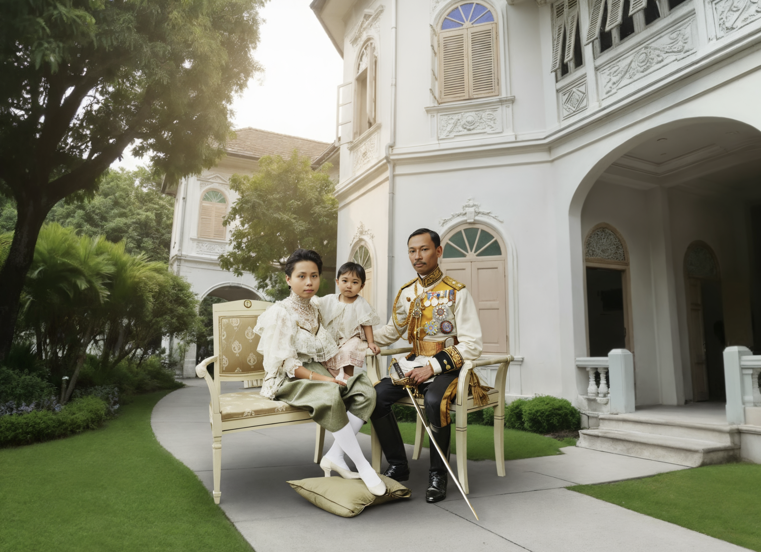 พระเจ้าบรมวงศ์เธอ กรมพระกำแพงเพชรอัครโยธิน และครอบครัว