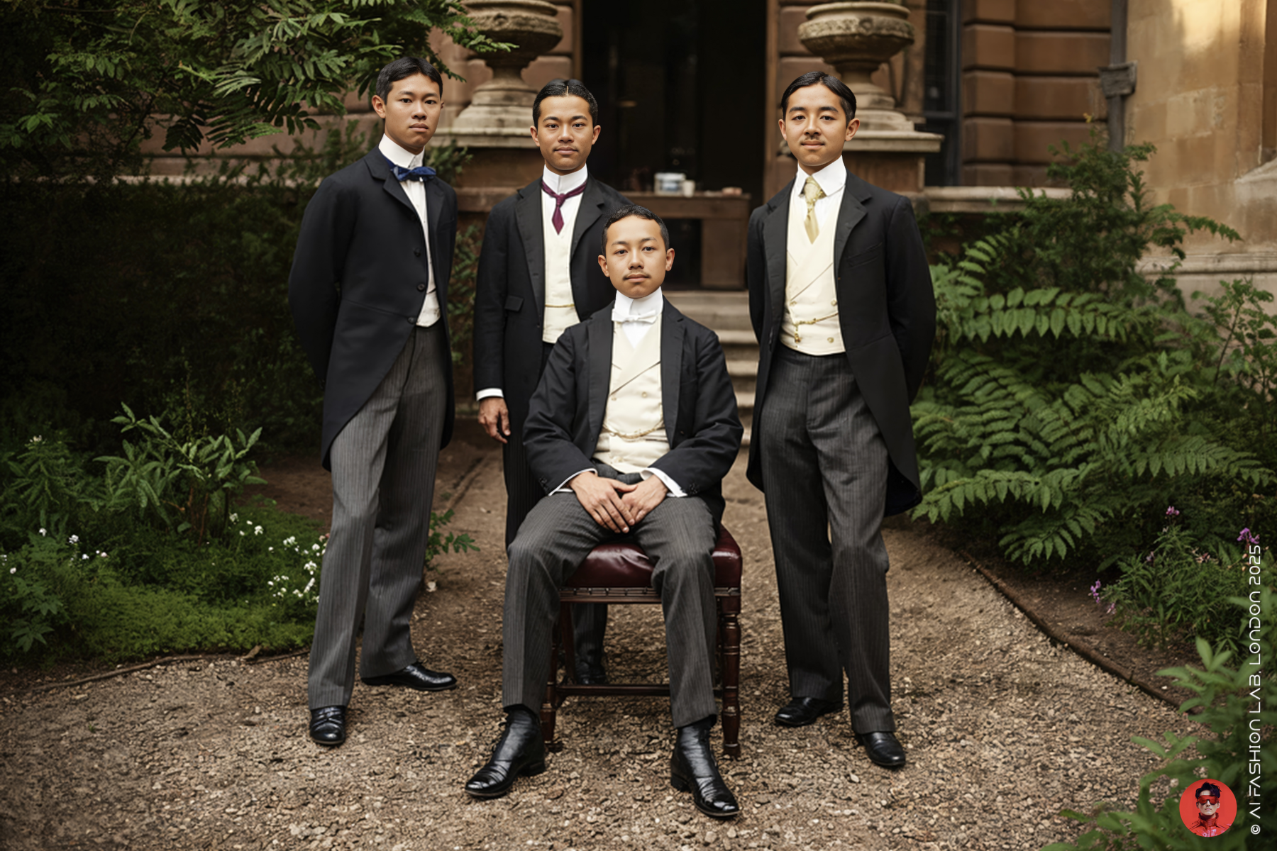 สมเด็จพระบรมโอรสาธิราช เจ้าฟ้ามหาวชิราวุธ สยามมกุฎราชกุมารและพระเจ้าลูกยาเธอ