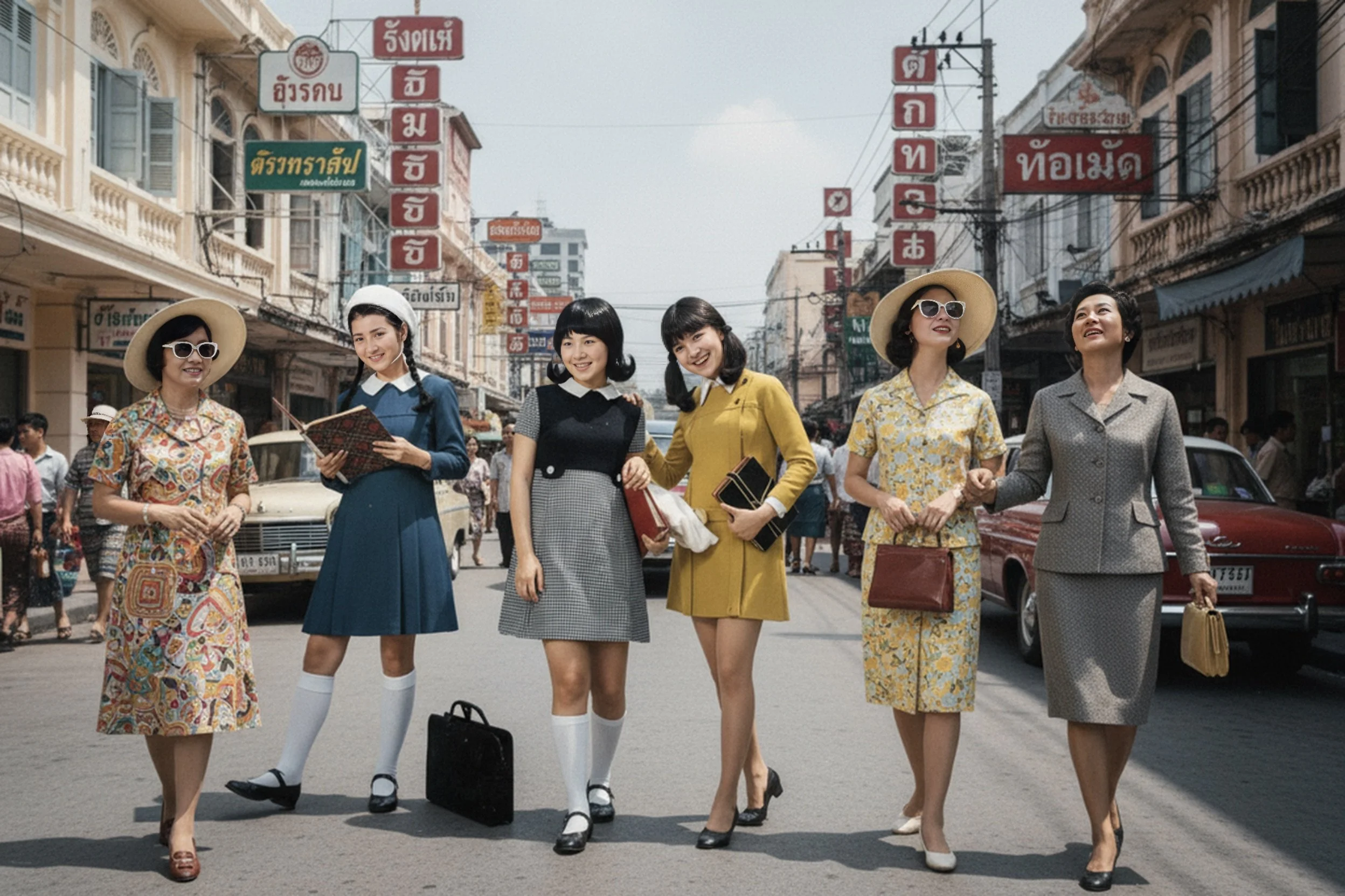 แฟชั่นกรุงเทพฯ ยุค 1960s (พ.ศ. 2510): สะพานเชื่อมระหว่างวัฒนธรรมไทยและตะวันตก