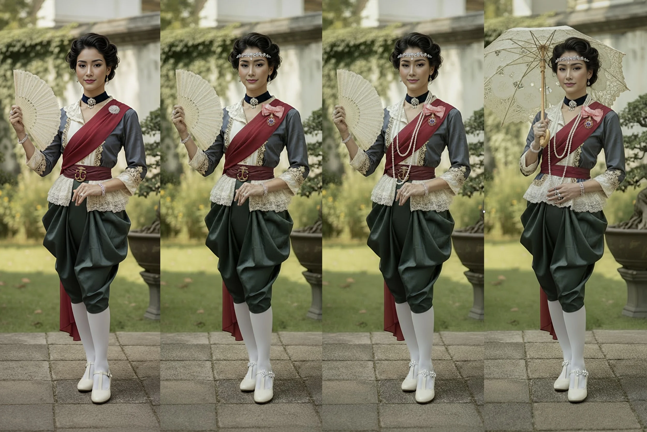 การออกแบบแฟชั่นด้วย AI สำหรับแฟชั่นสมัยต้นรัชกาลที่ ๖