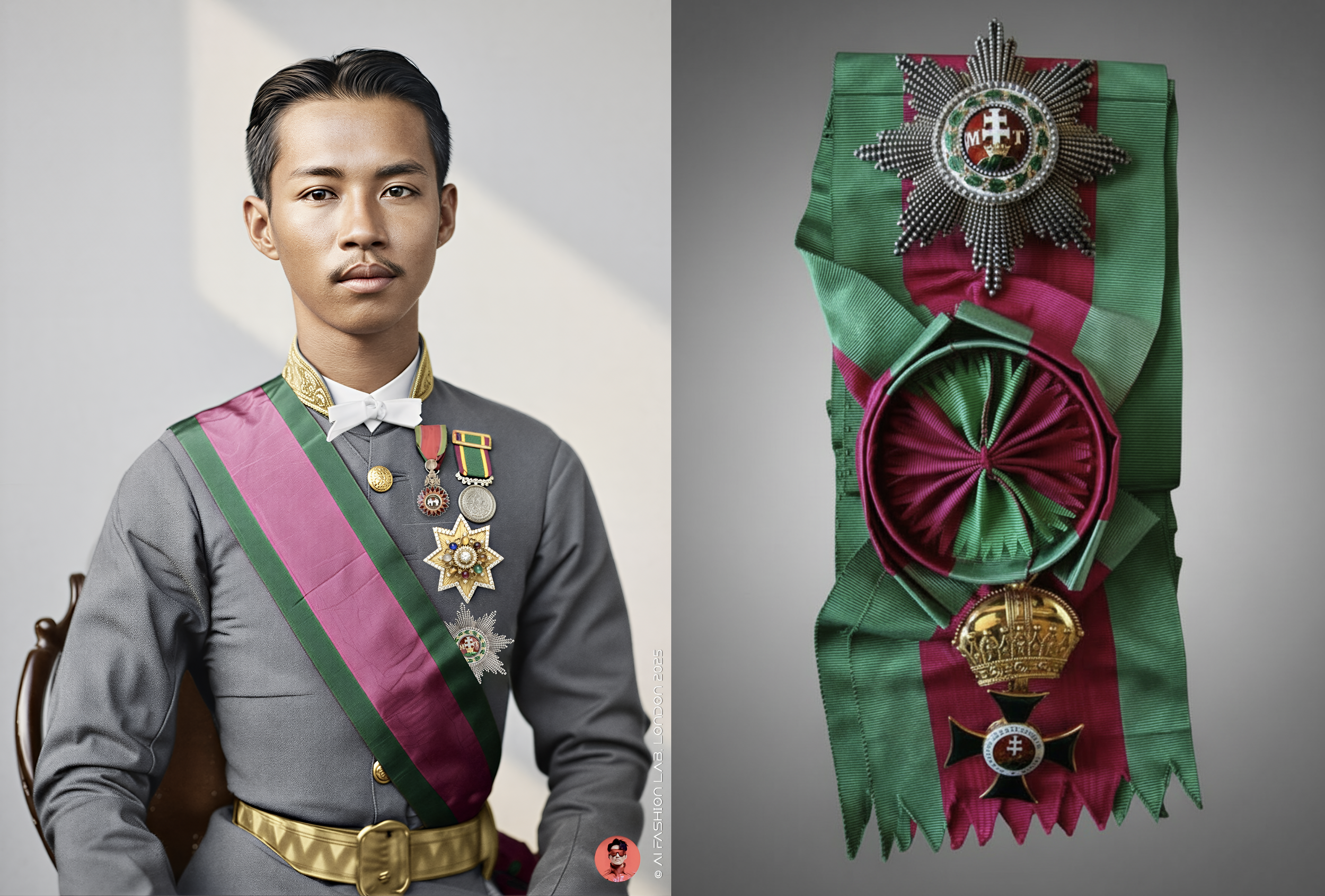 รัชกาลที่ ๕ และเครื่องราชอิสริยาภรณ์เซนต์สตีเฟนแห่งฮังการี (Order of St Stephen)