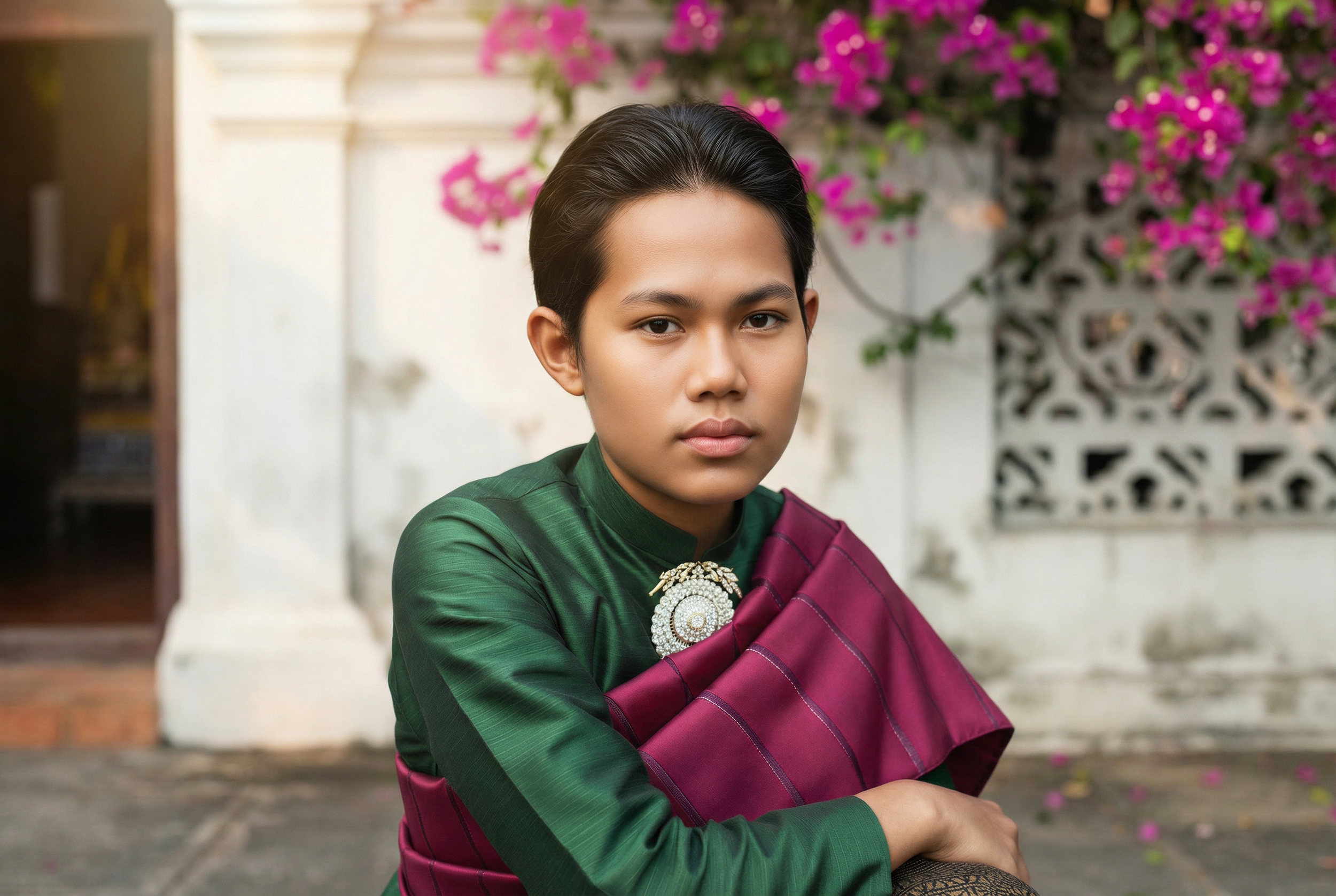 สมเด็จพระนางเจ้าสุนันทากุมารีรัตน์ พระบรมราชเทวี และจี้เพชรชิ้นใหญ่