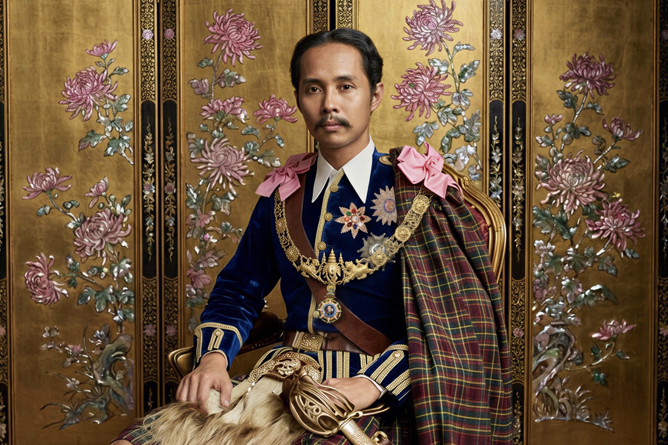 พระบาทสมเด็จพระจุลจอมเกล้าเจ้าอยู่หัว ทรงฉลองพระองค์ Highland dress