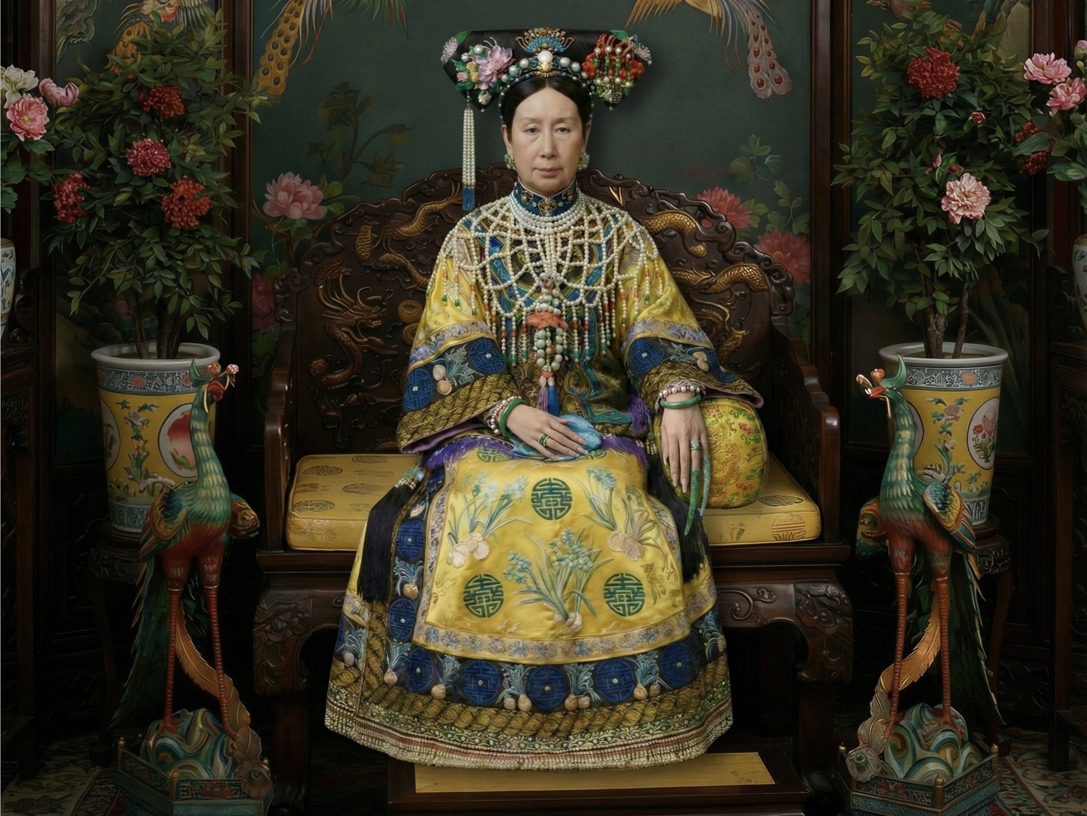 ซูสีไทเฮา (慈禧太后) (ตอนที่ ๗) พระฉายาทิสลักษณ์สีน้ำมันแบบตะวันตกของซูสีไทเฮา โดย Katharine Carl