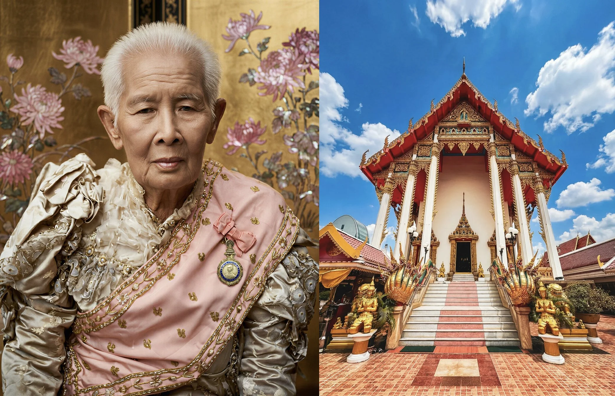 คุณหญิงแย้ม อาวุธภัณฑ์เผด็จ ภริยาของ พระยาอาวุธภัณฑ์เผด็จ (ท้วม) เจ้ากรมคลังแสง ในรัชกาลที่ ๕