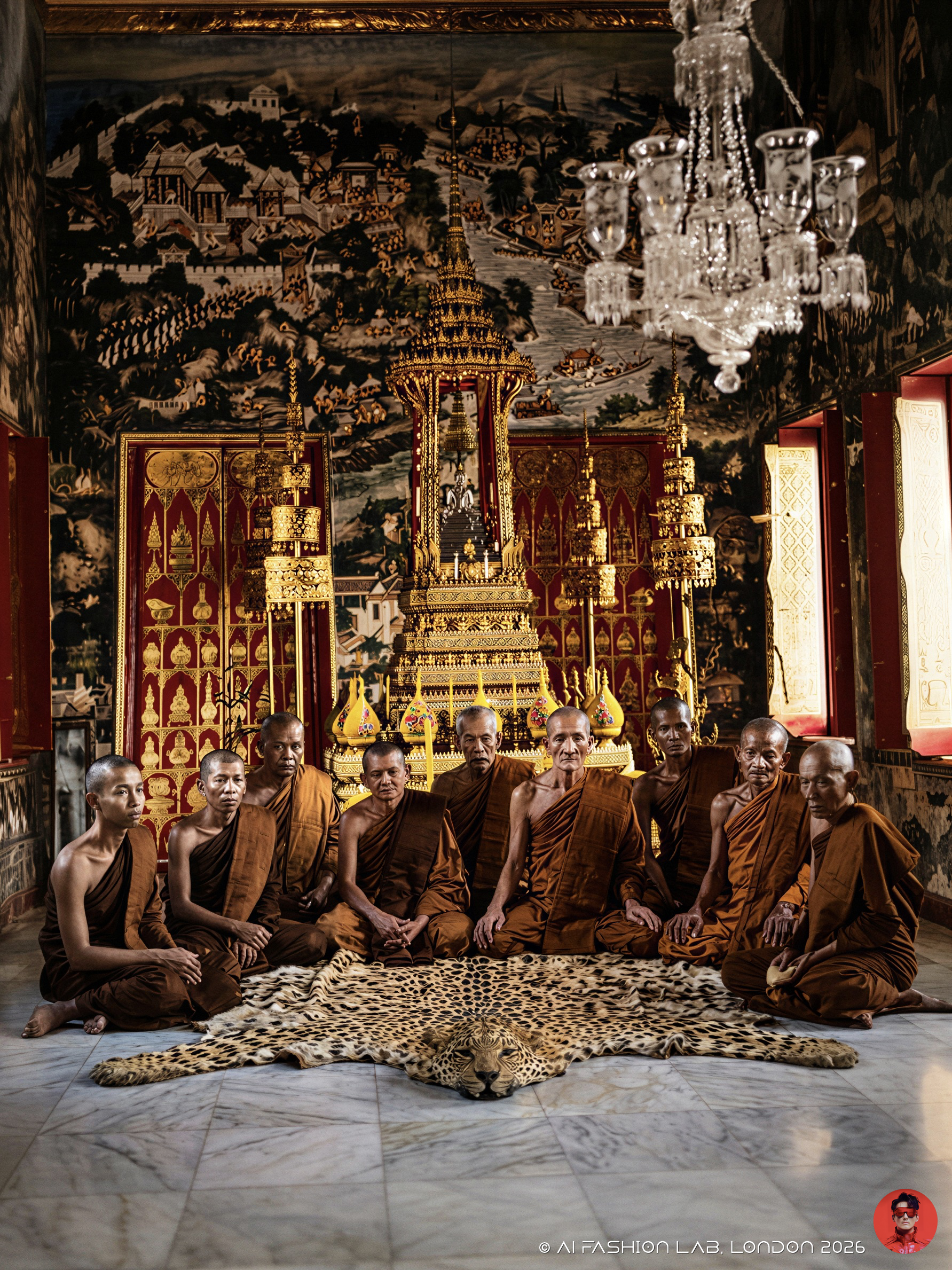 ภาพหมู่พระมหาเถรานุเถระ 