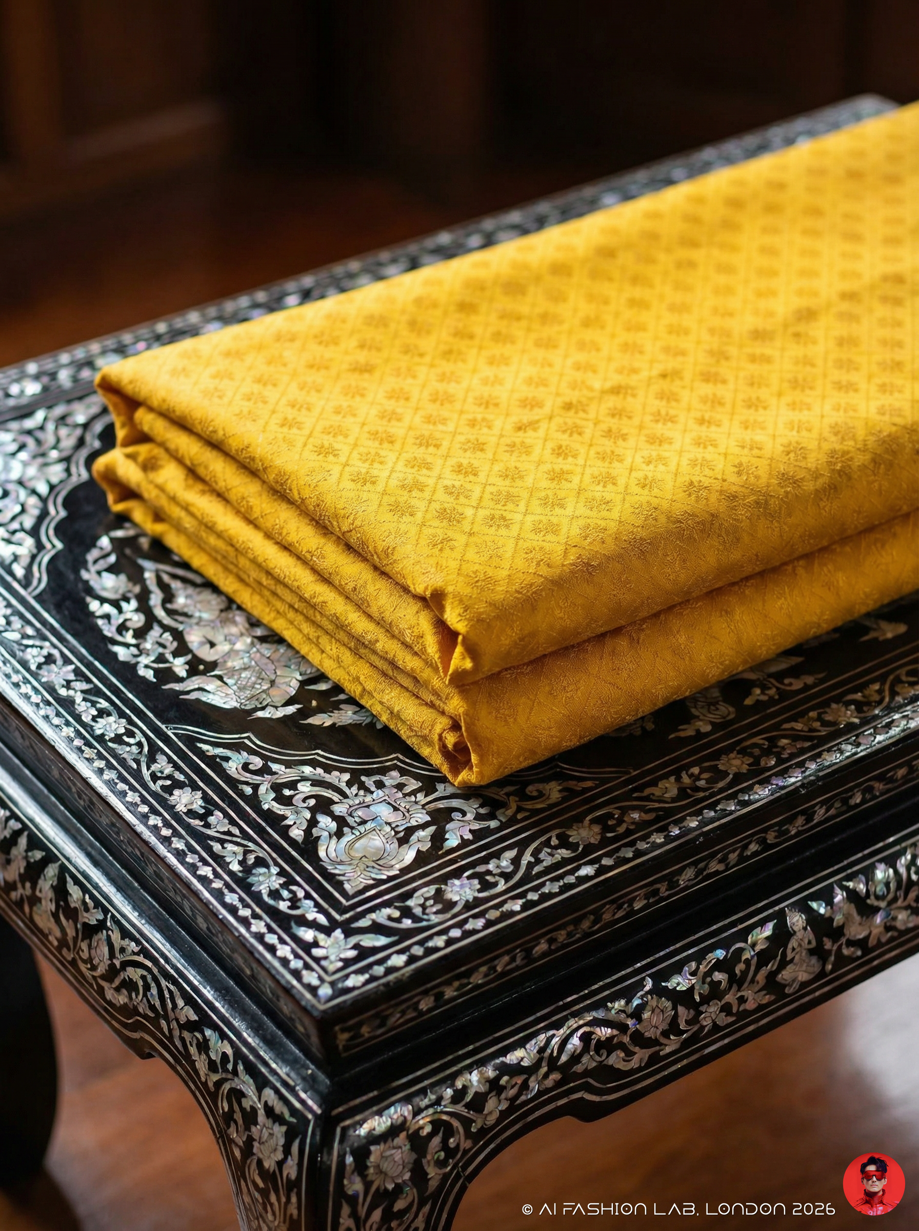 จีวรลายดอกพิกุล