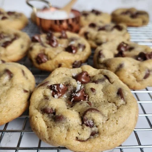 organic sourdough chocolate chip cookies
