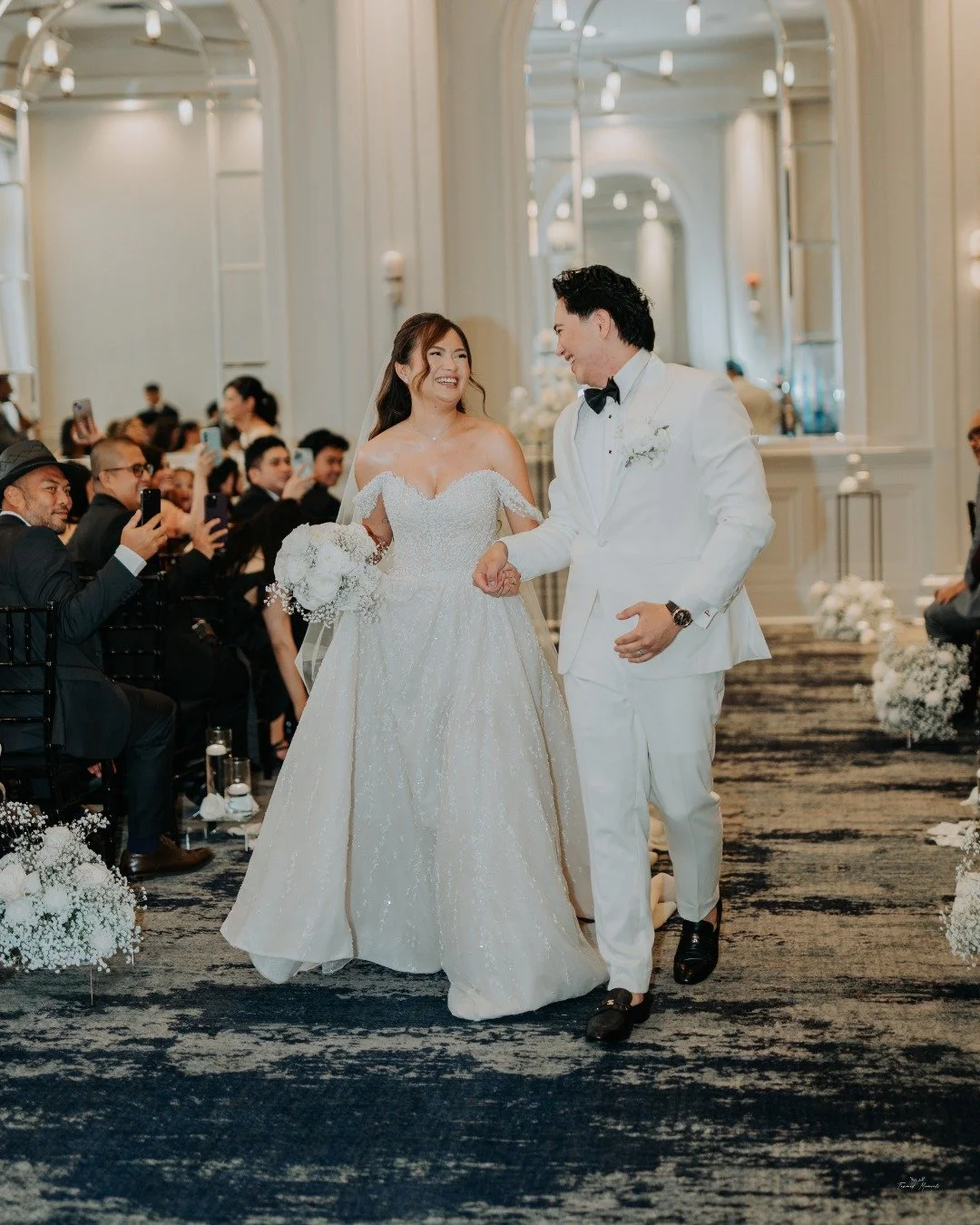 That moment walking back down the aisle is often the first time couples truly feel the weight of the day lift.

The ceremony is complete, the nerves are gone, and the celebration begins.

When the logistics are handled behind the scenes, couples get 