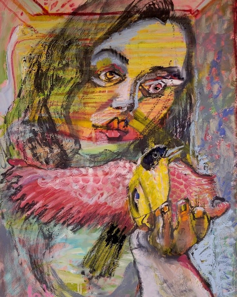 SOLD -Kate & the Yellow Bird