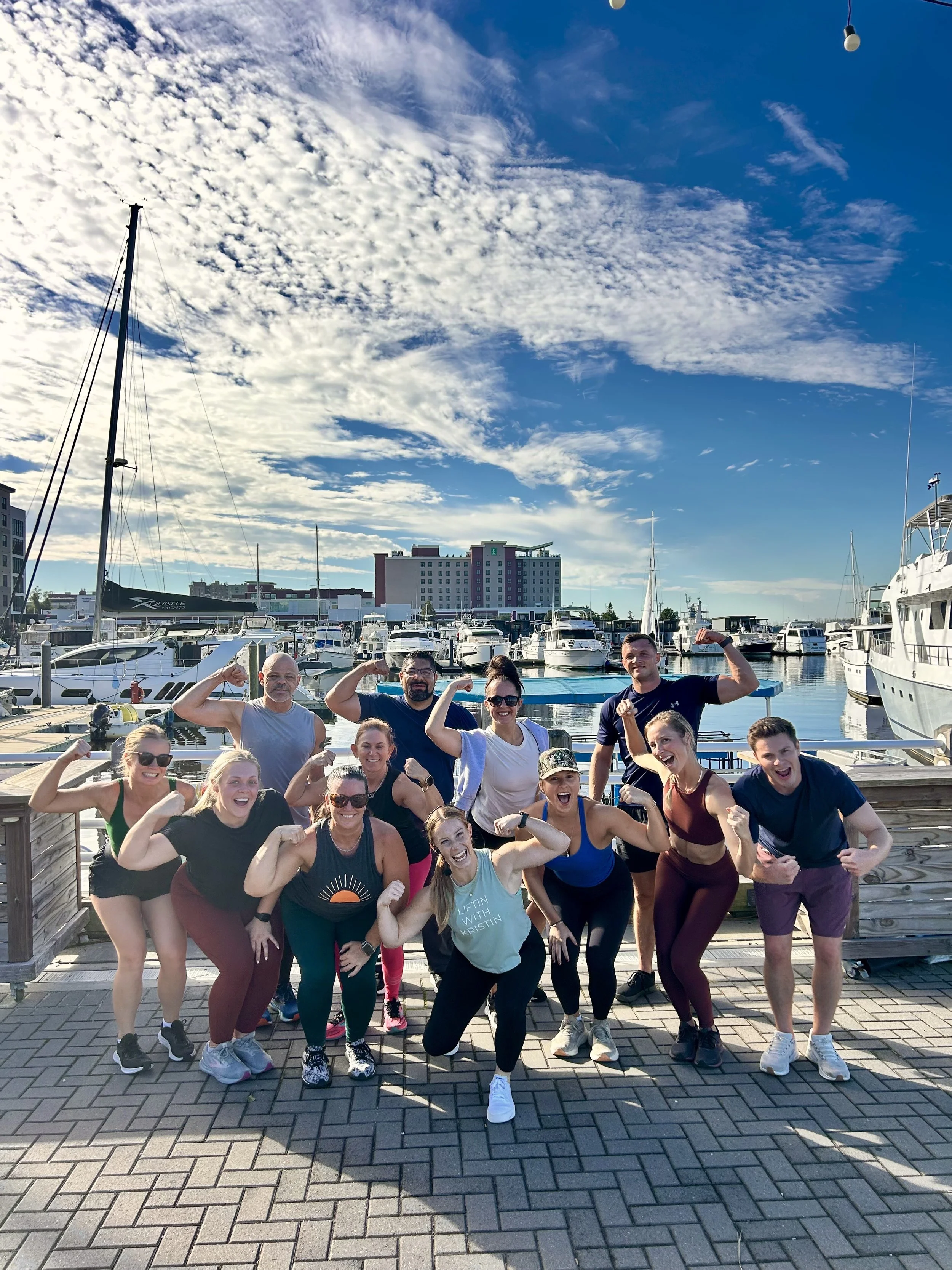 Pre-Game Workout Flexing Group Pic 10.18.25.jpeg