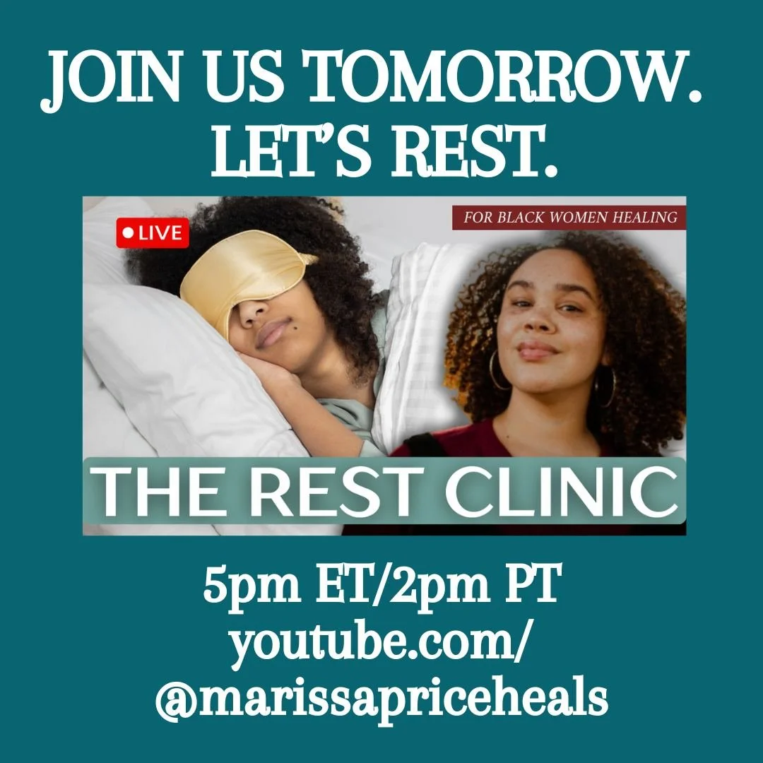 You don&rsquo;t need to earn rest.
You just need space for your body to feel safe enough to practice it.

🤎 Let&rsquo;s rest together &mdash; join me on YouTube tomorrow at 5pm ET for The Rest Clinic, a live practice for Black women and femmes ready