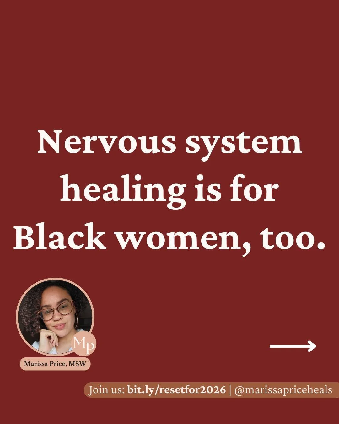 Black women don&rsquo;t need to push harder as we close the year. We need a space to slow down.

I created A Nervous System Reset for the New Year on Saturday, December 27th as a gentle space to soften, regulate, and invite in ease for 2026.

No pres