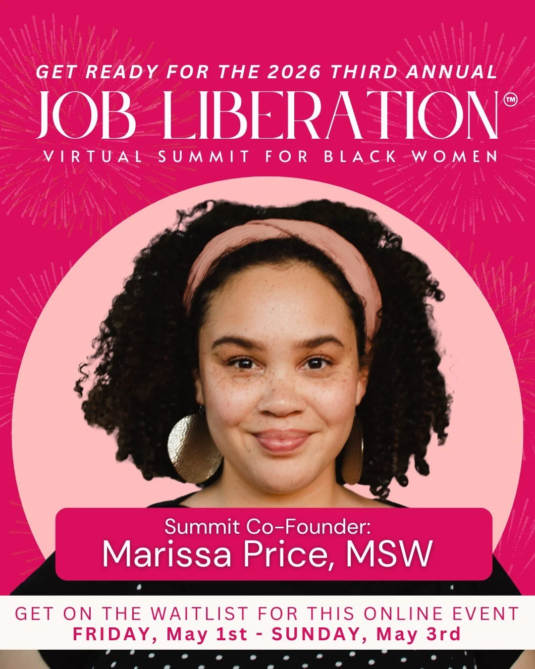 So many of us are quietly asking:

Is this job sustainable for me?
Will I be pushed out?
What would it look like to have more options?
How do I build income without sacrificing my peace?

The third annual 2026 Job Liberation Virtual Summit for Black 