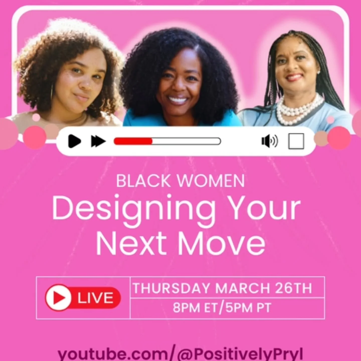 Join the official Job Liberation Virtual Summit team, Apryl Thatch&nbsp;​ (emcee), Dr. Kimani (co-founder), and yours truly (co-founder) tomorrow, Thursday, March 26th at 8pm ET/5pm PT as we chat about the thought that we always have to start from sc